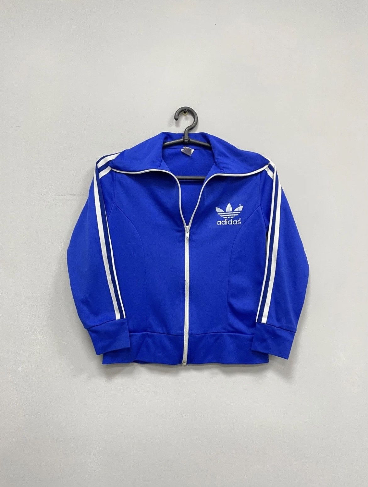 Adidas Adidas Vintage 90s Blue Track Jacket Track Top Womens Size 6 Size M / US 6-8 / IT 42-44 - 1 Thumbnail