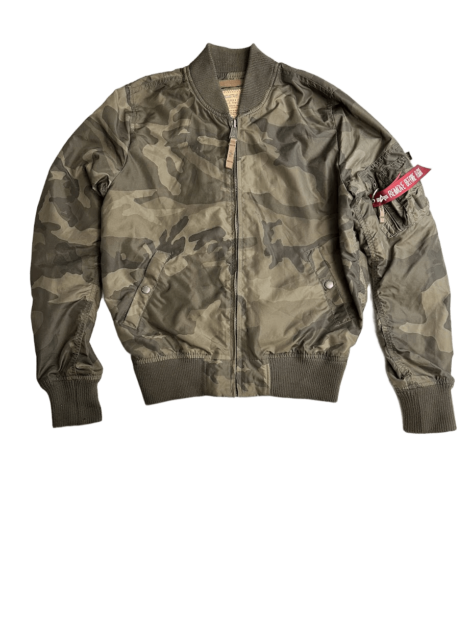 Alpha Industries Alpha Industries MA1-TT Camo Print Bomber Jacket Slim Fit Size US S / EU 44-46 / 1 - 1 Thumbnail