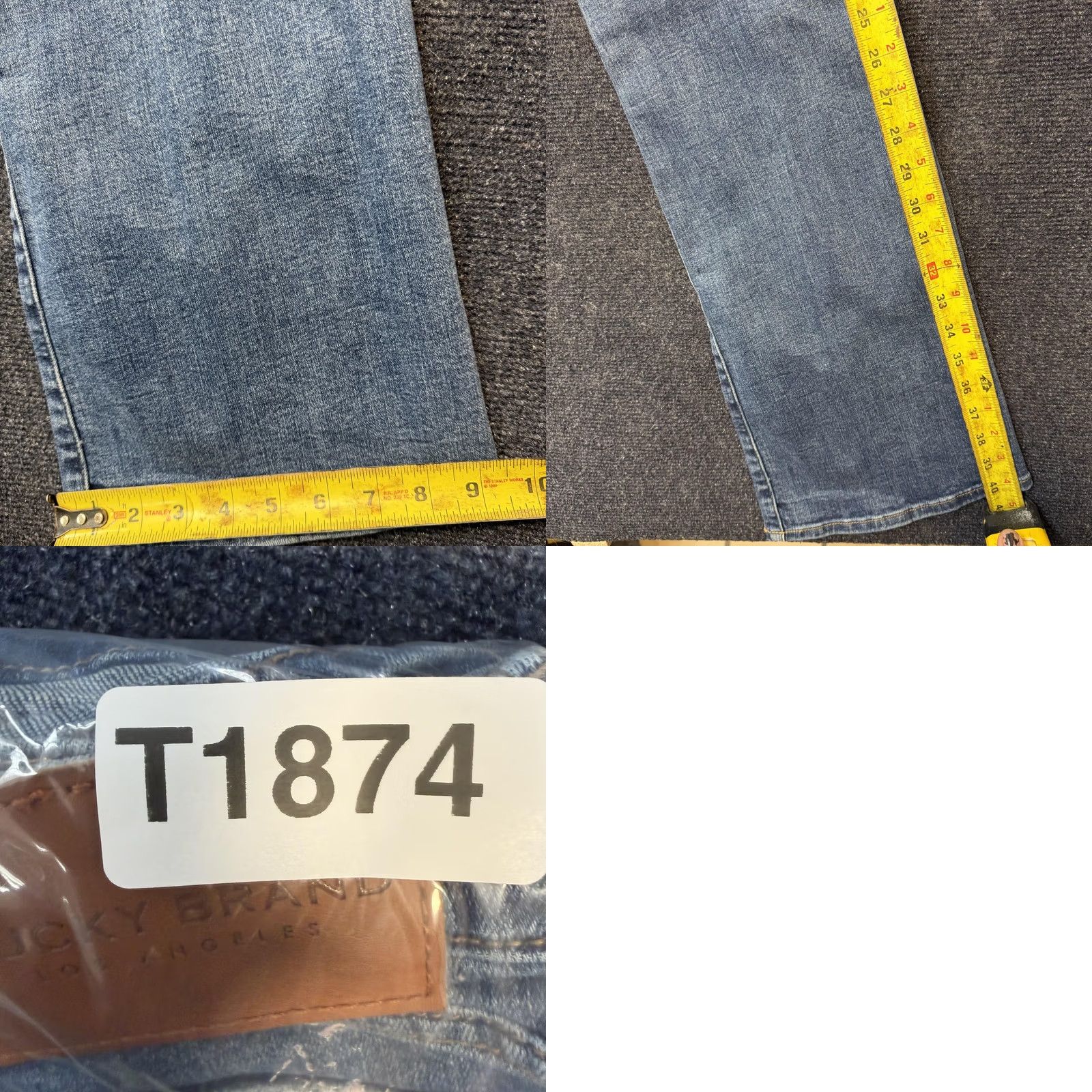 Lucky Brand Lucky Brand Sweet Boot Jeans Womens 14/32 Med Wash Blue Distressed Bootcut Denim Med Wash Jeans Boots cut Distressed 5-Pocket Womens Size 36" / US 14 / IT 50 - 9 Thumbnail
