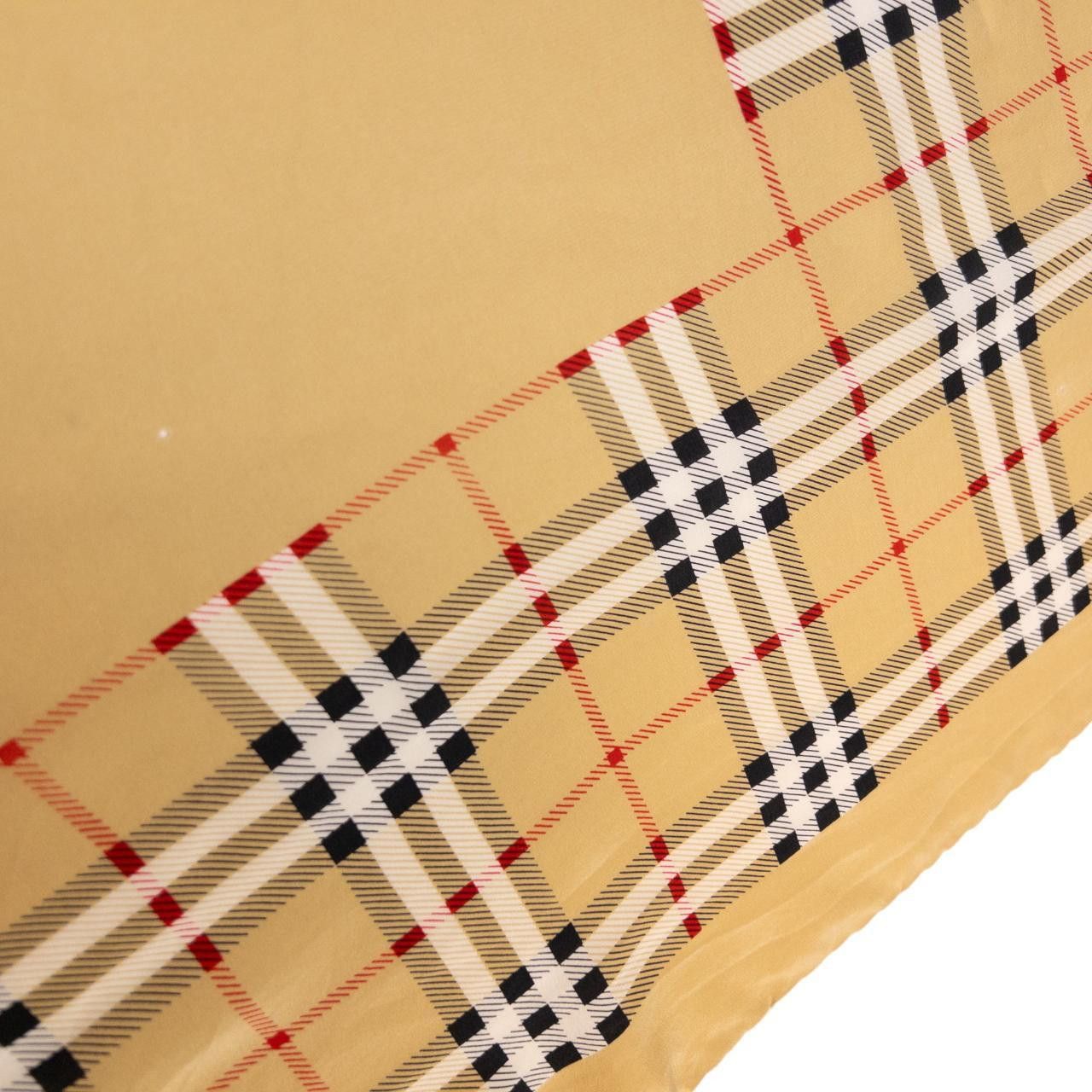 Burberry Vintage Burberry Nova Check Pure Silk Scarf Size ONE SIZE - 8 Thumbnail