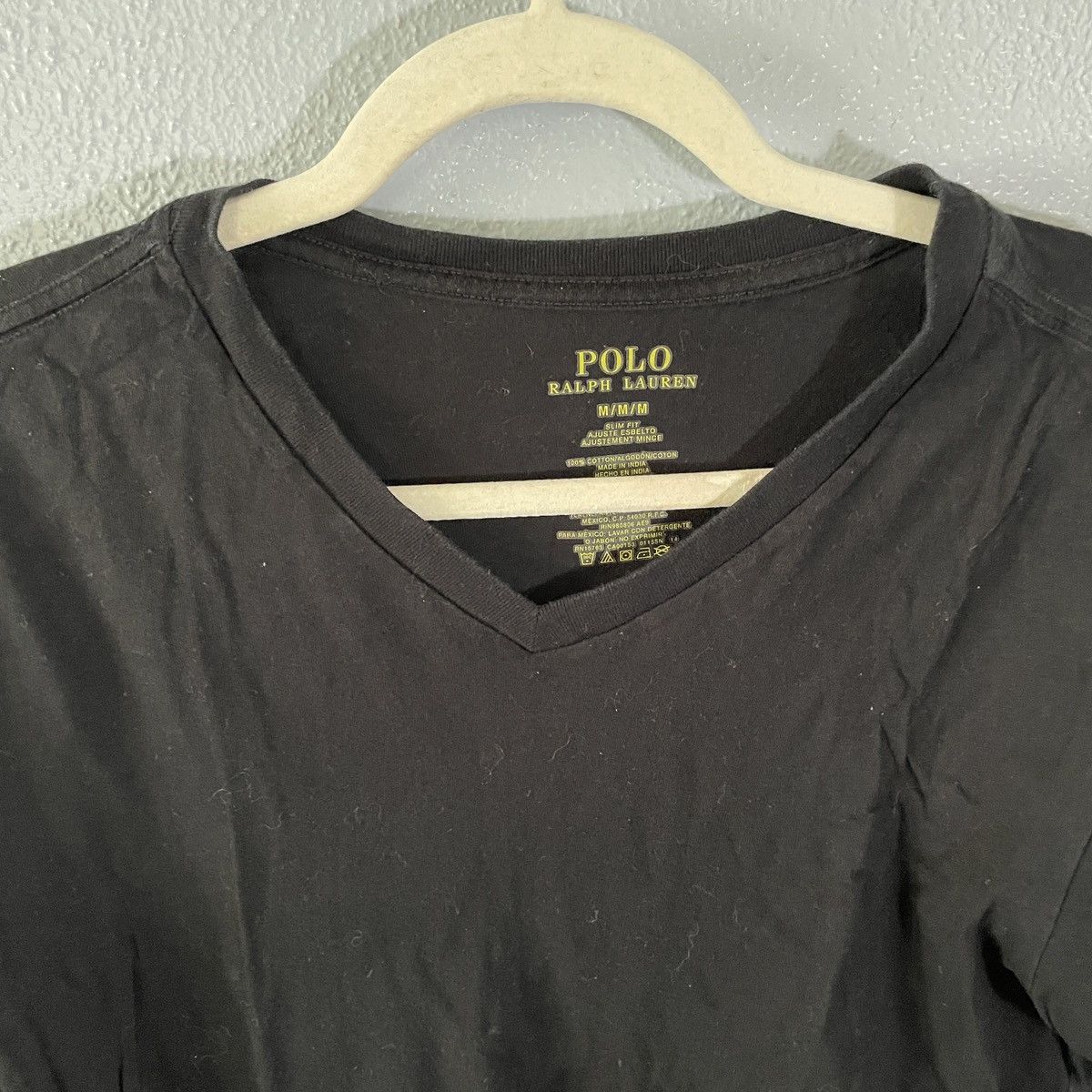 Polo Ralph Lauren Black Polo Ralph Lauren V Neck T Shirt Men’s Size M Size US M / EU 48-50 / 2 - 4 Thumbnail
