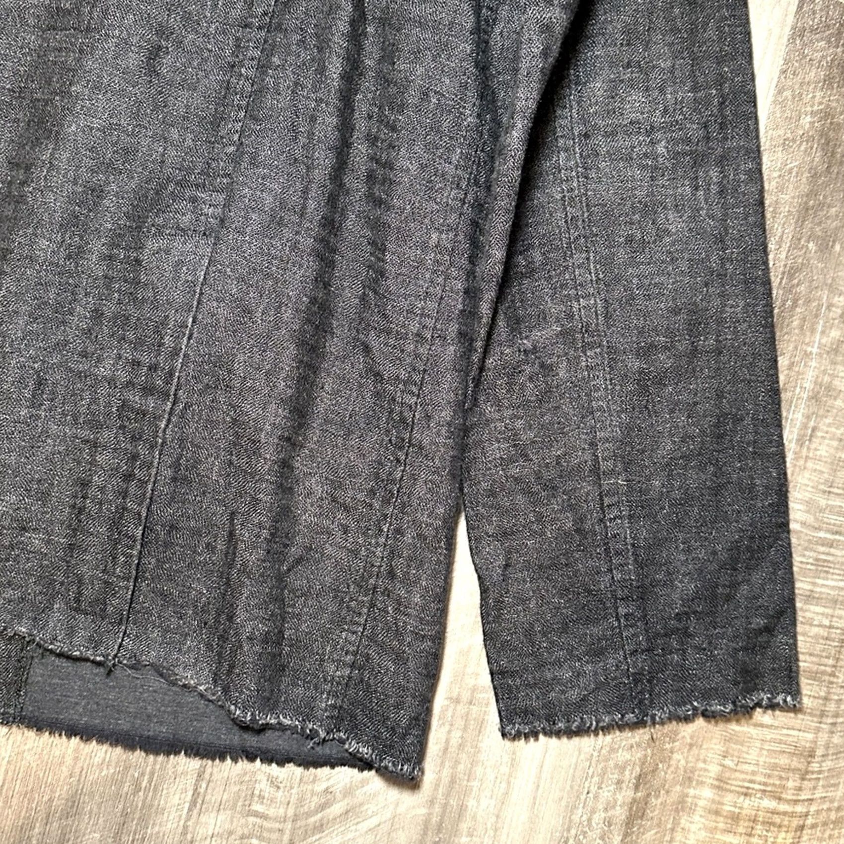 Vintage Album Di Famiglia Shirt Jacket Wool Blend Oversize Charcoal L Women's Large Size L / US 10 / IT 46 - 3 Thumbnail