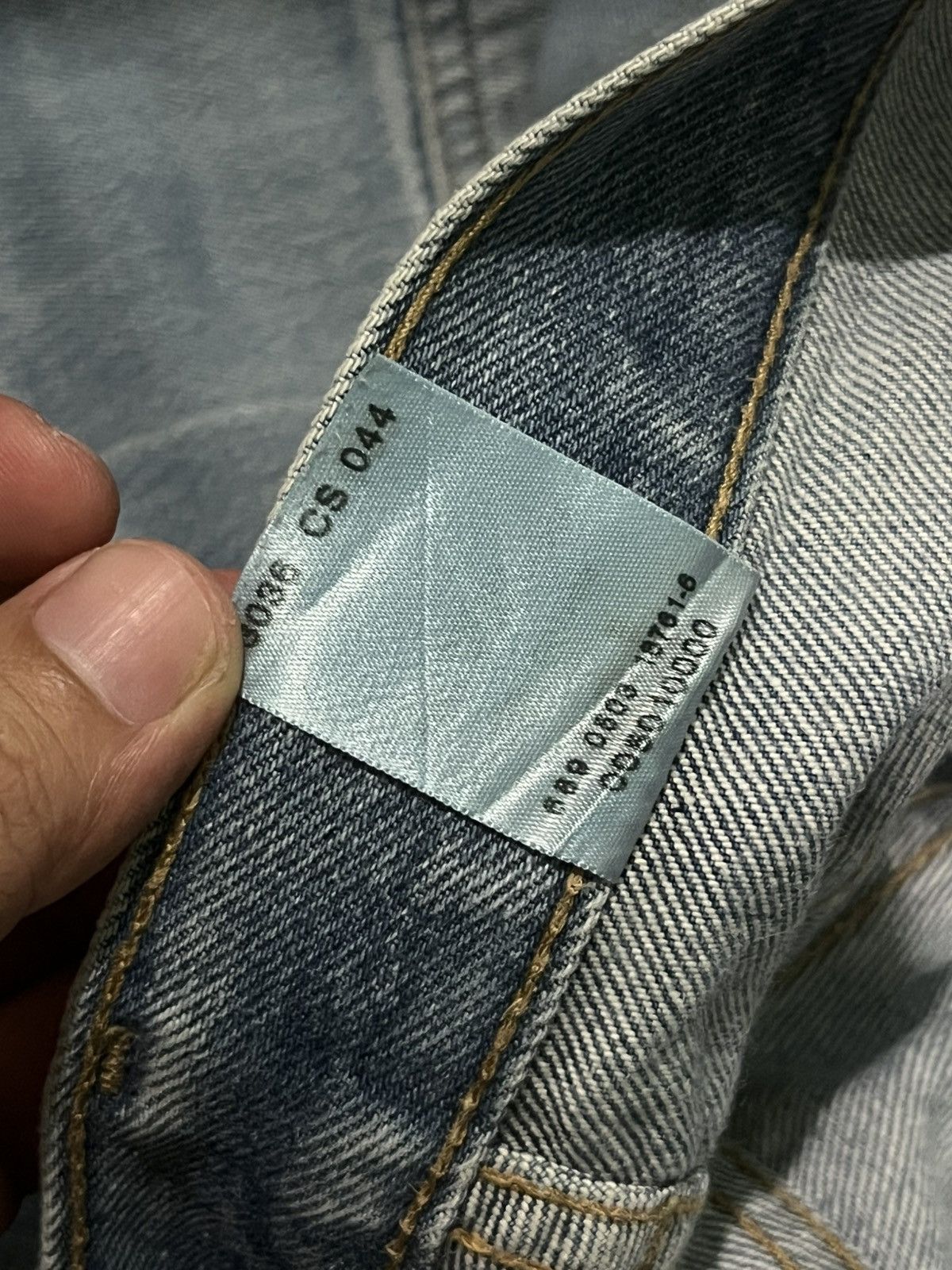 Levi's Levi’s 501 XX Vintage Inspired Washed Button Fly Blue Jeans Size US 33 - 20 Thumbnail