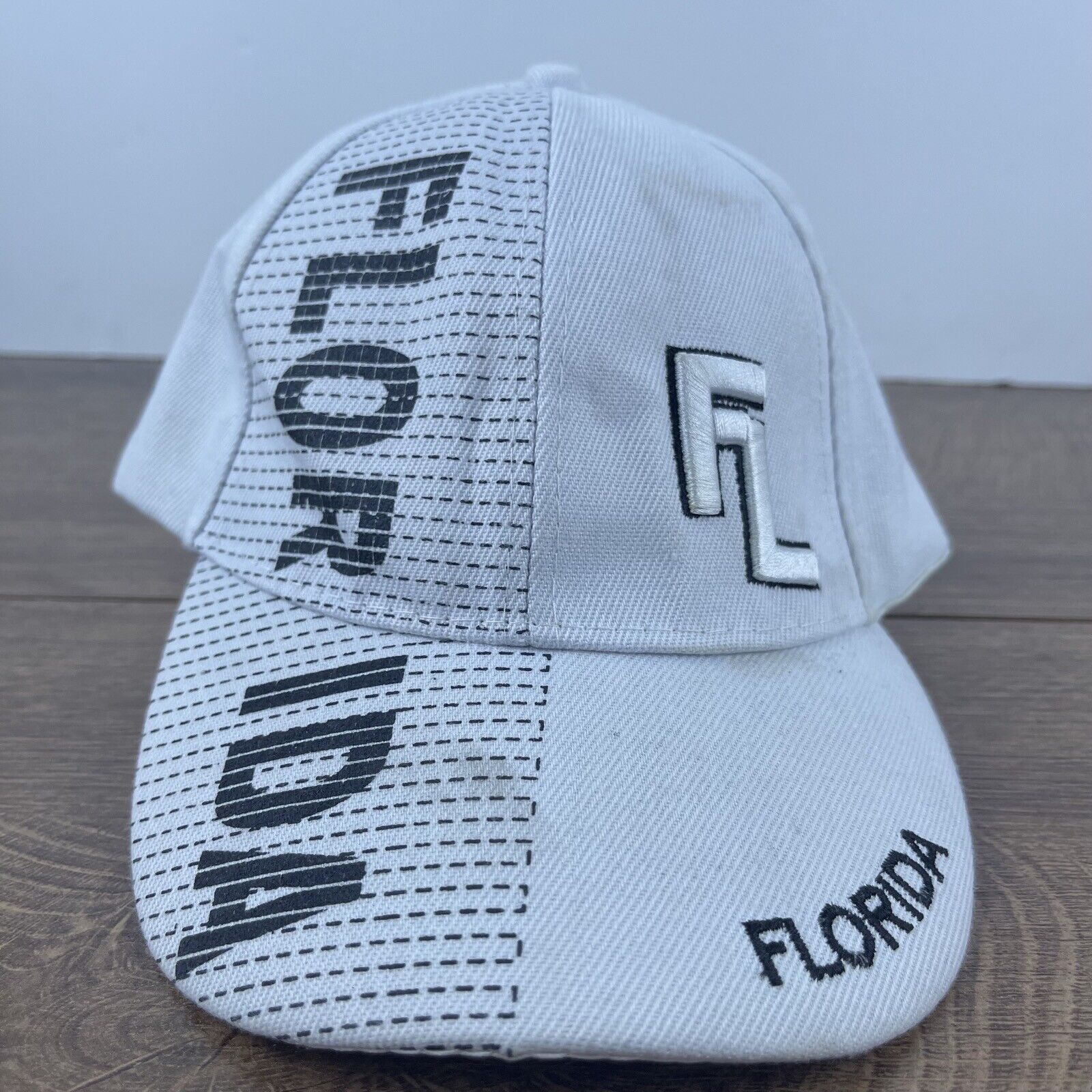 Other Florida White Hat Florida Baseball Hat White Adjustable Hat Size ONE SIZE - 2 Thumbnail