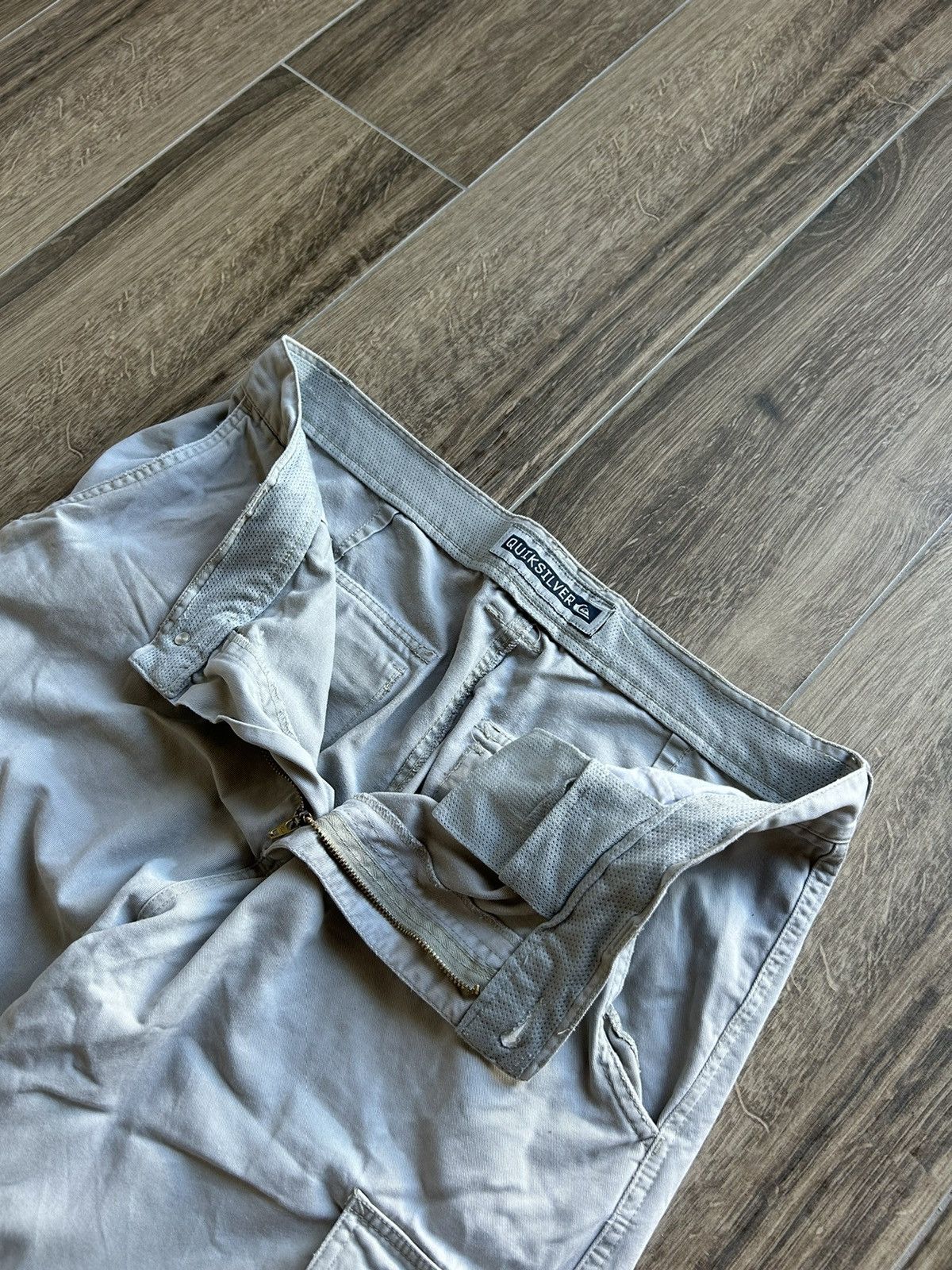 Quicksilver × Vintage Vintage Quicksilver mens baggy cargo pants rare y2k Size US 34 / EU 50 - 5 Thumbnail