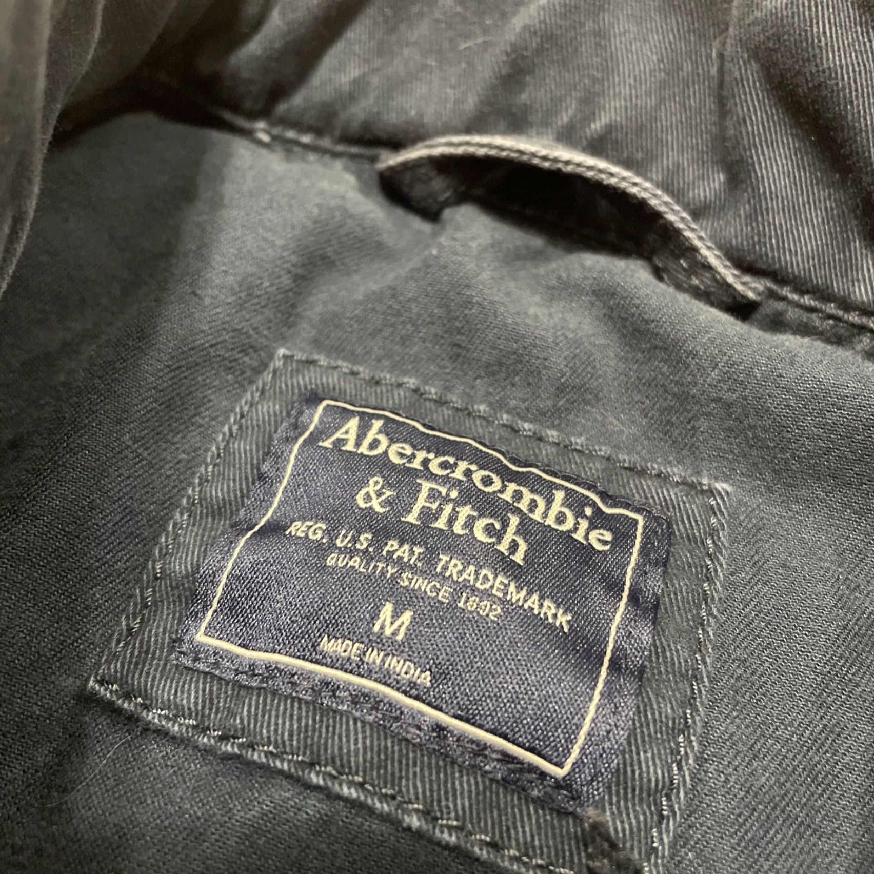 Abercrombie & Fitch VINTAGE Abercrombie & Fitch Military Field Full Zip Cargo Jacket Adult Medium Blue Size US M / EU 48-50 / 2 - 5 Thumbnail
