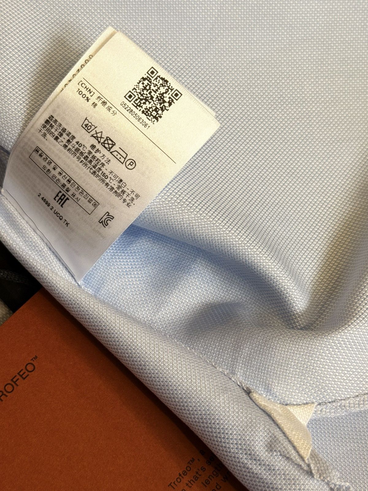Ermenegildo Zegna Ermenegildo Zegna Trofeo Cotton Dress Shirt made in Milano Size US L / EU 52-54 / 3 - 10 Thumbnail