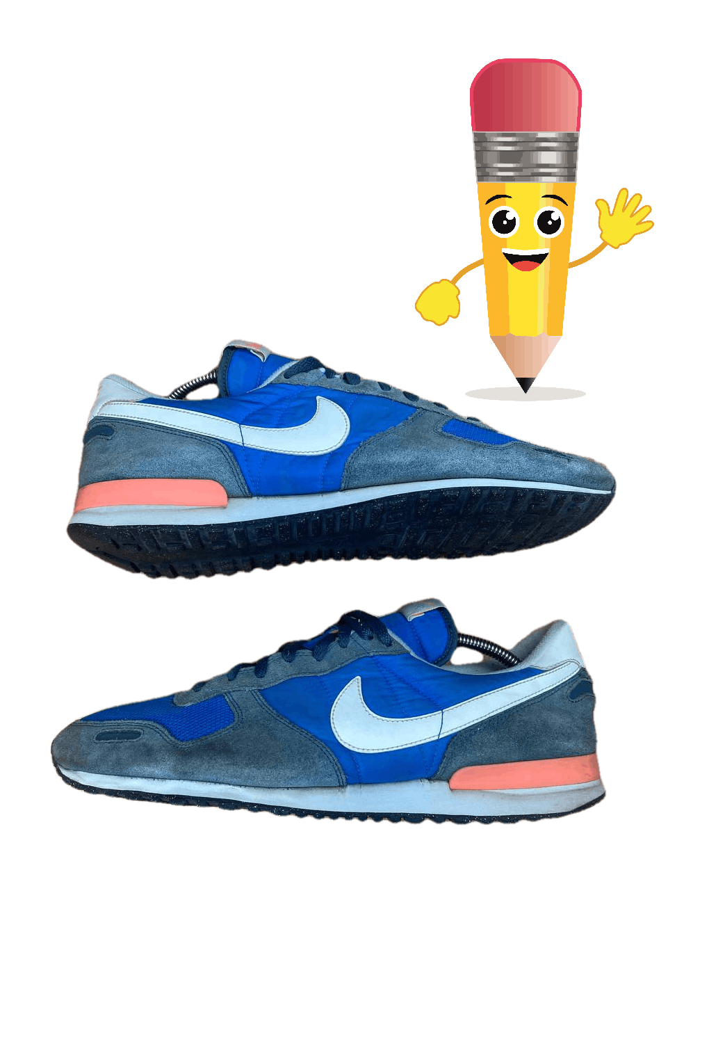 Nike × Vintage Nike Air Vortex Retro ‘Prize Blue’ 543216-414 SIZE US 12 Size US 12 / EU 45 - 1 Thumbnail