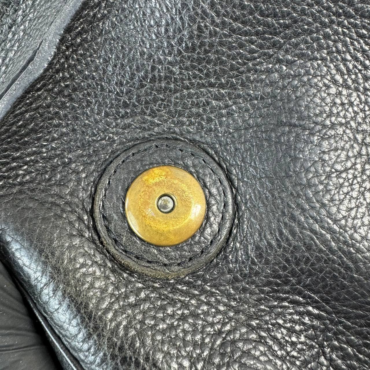 Mulberry Mulberry Leather Shoulder Bag Black Brass Buckle Womens Size ONE SIZE - 10 Thumbnail
