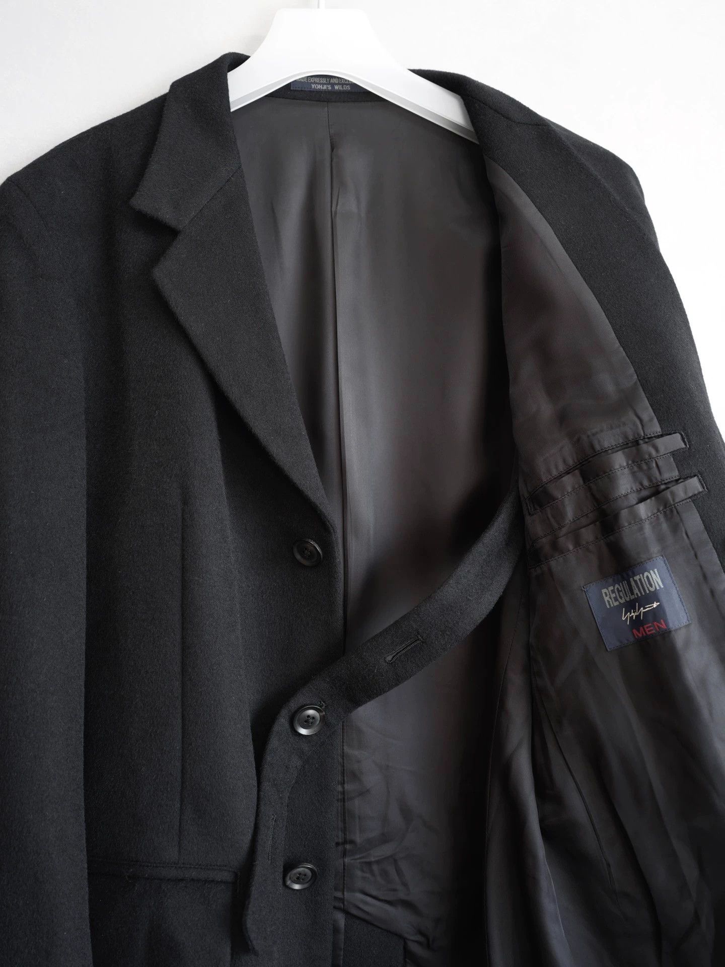 Yohji Yamamoto Yohji Yamamoto 23AW Regulation Dr.jkt Cashmere Coat Size US M / EU 48-50 / 2 - 6 Thumbnail