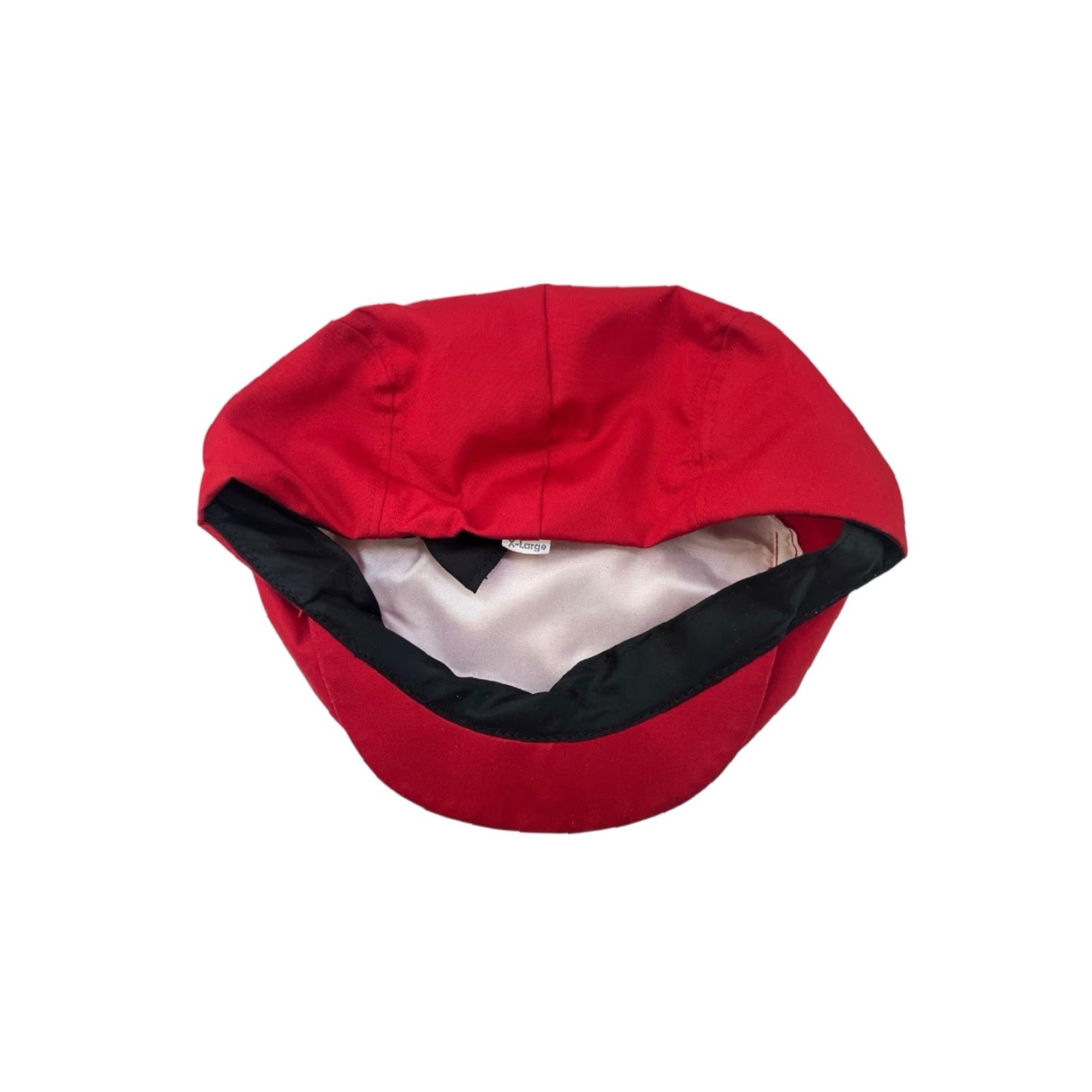 Vintage VINTAGE Cabbie Driver's Flat Cap Hat Adult XL Red 90s Flat Cap NWOT Deadstock Mens Size ONE SIZE - 3 Thumbnail