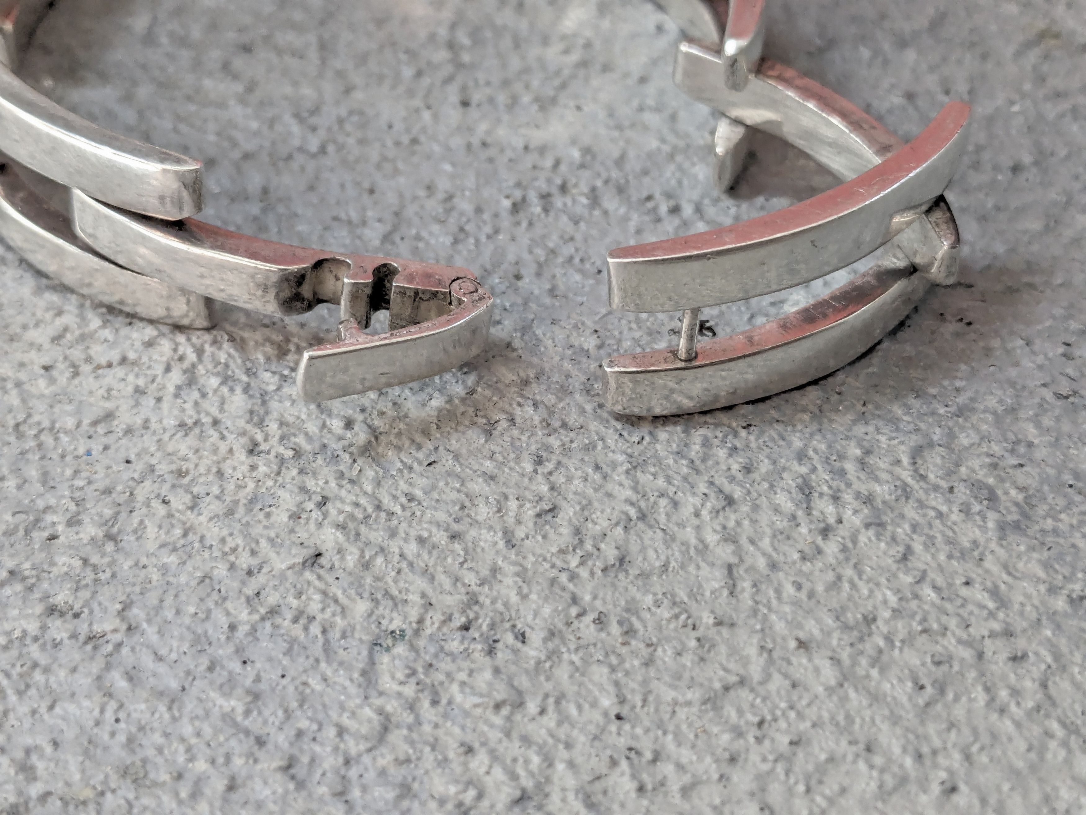 Gucci Gucci Sterling Silver Bracelet Panther Chain Link 7.25" Size ONE SIZE - 11 Thumbnail