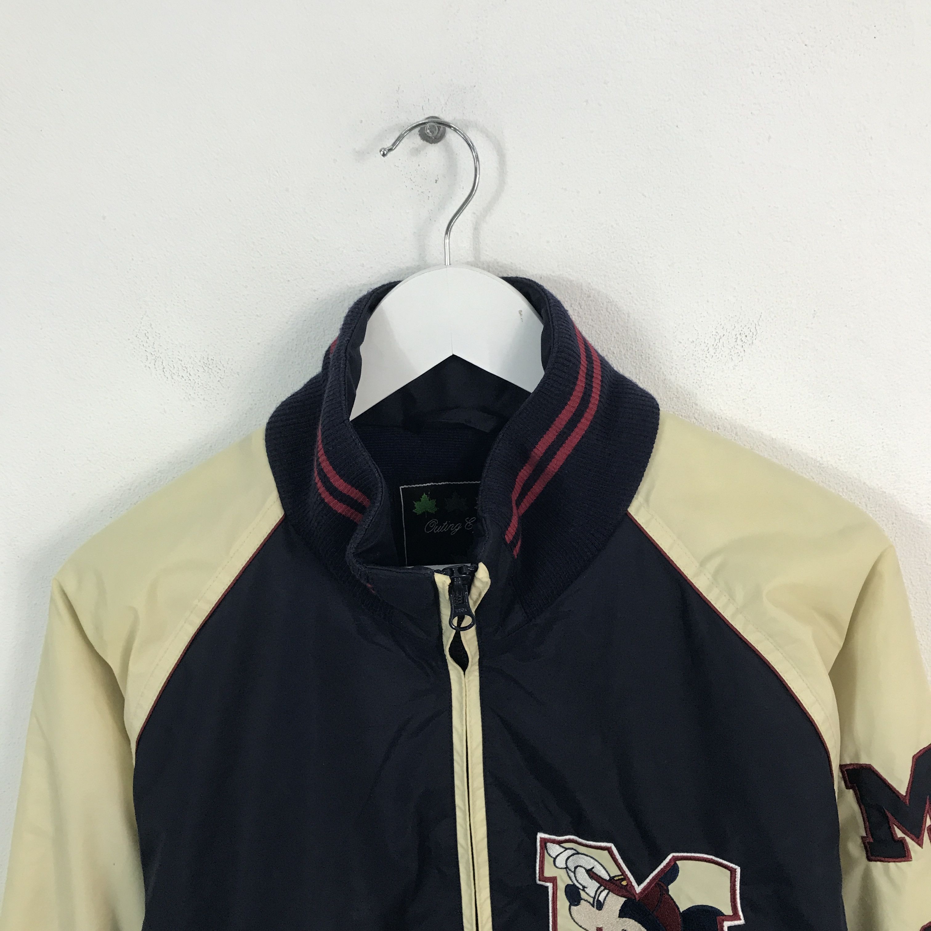 Japanese Brand × Mickey Mouse mickey outdoor varsity style zipper jacket Size US L / EU 52-54 / 3 - 3 Thumbnail