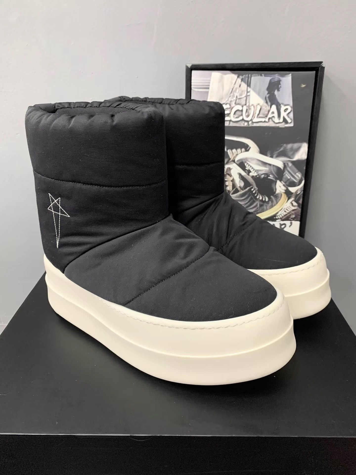 Rick Owens Rick Owens 24FW Pentagram Padded Boots K34 Size US 8 / EU 41 - 2 Thumbnail
