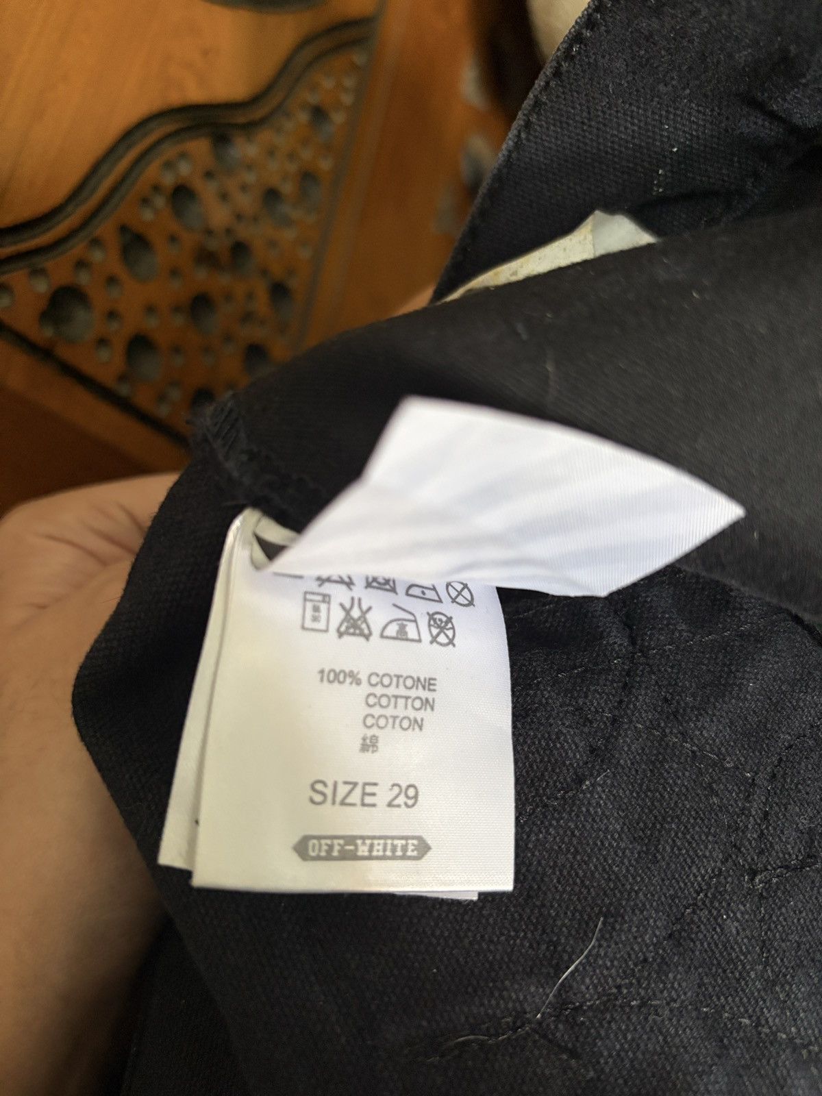 Off-White OFF WHITE PATCH RIPPED SS15 RARE Size US 29 - 11 Thumbnail