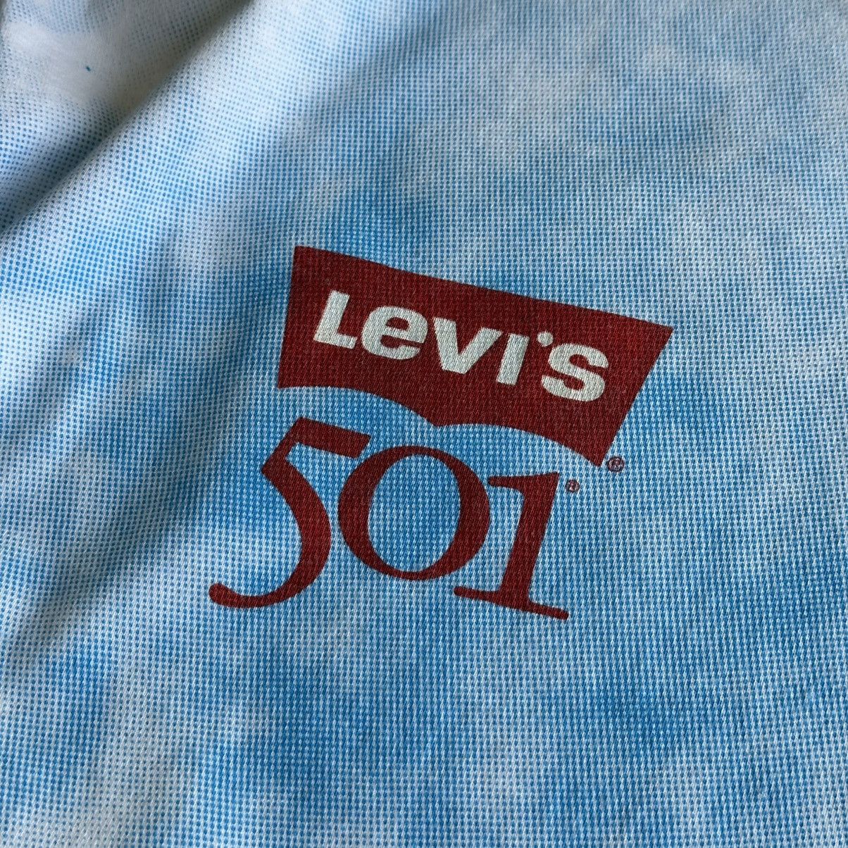 Levi's Vintage 90s Levi’s 501 Blues Tie Dye AOP Single Stitch Tee Size US L / EU 52-54 / 3 - 3 Thumbnail