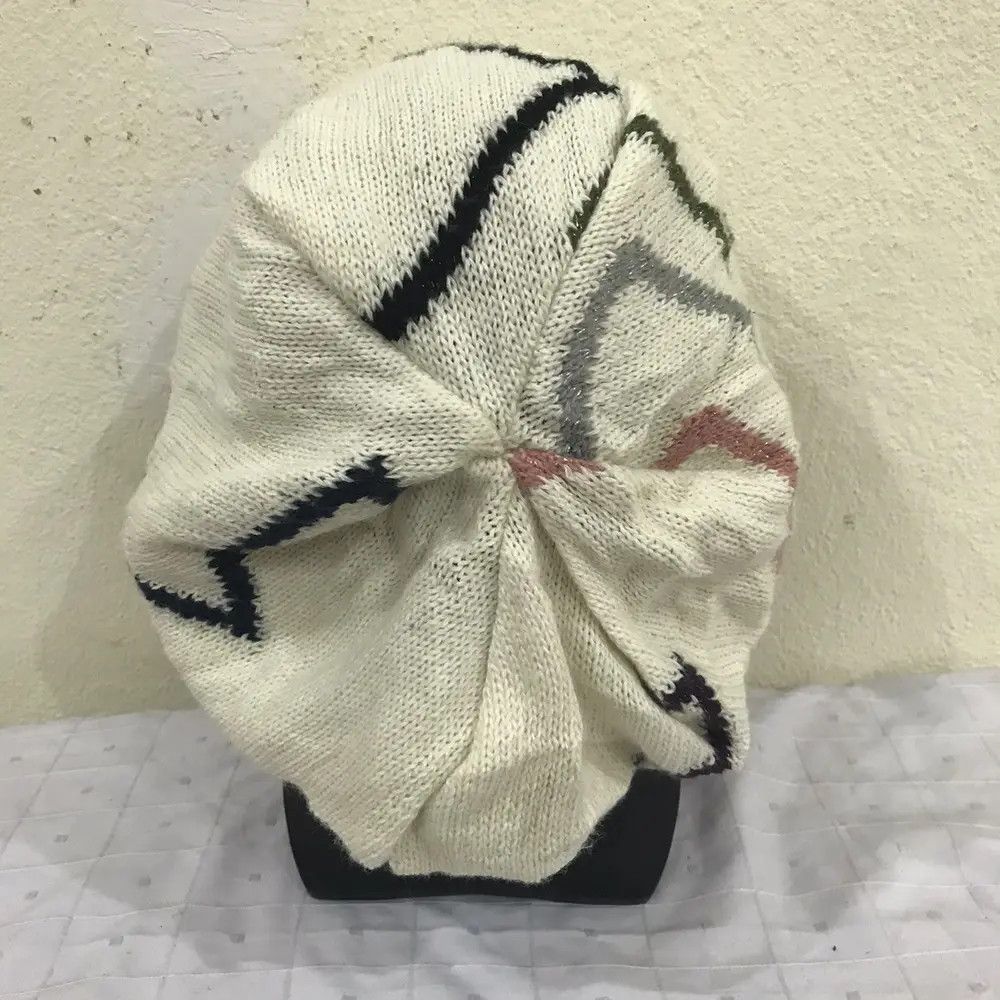 Sixty Miss Sixty Knit Beanie Hat Size ONE SIZE - 4 Thumbnail