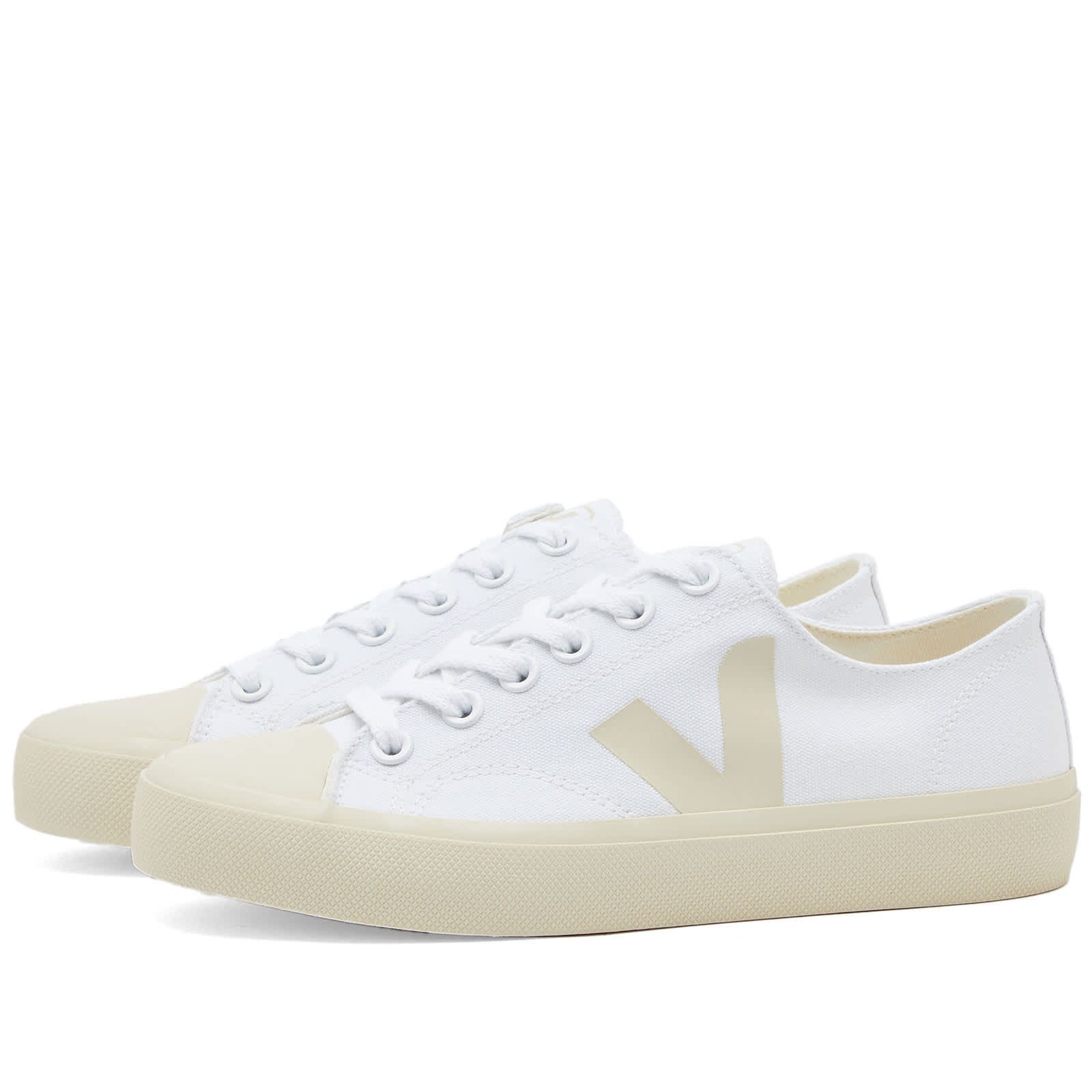Veja Veja Wata II Low Canvas White PL0101401A US 7 EU 38 Size US 7 / IT 37 - 1 Thumbnail