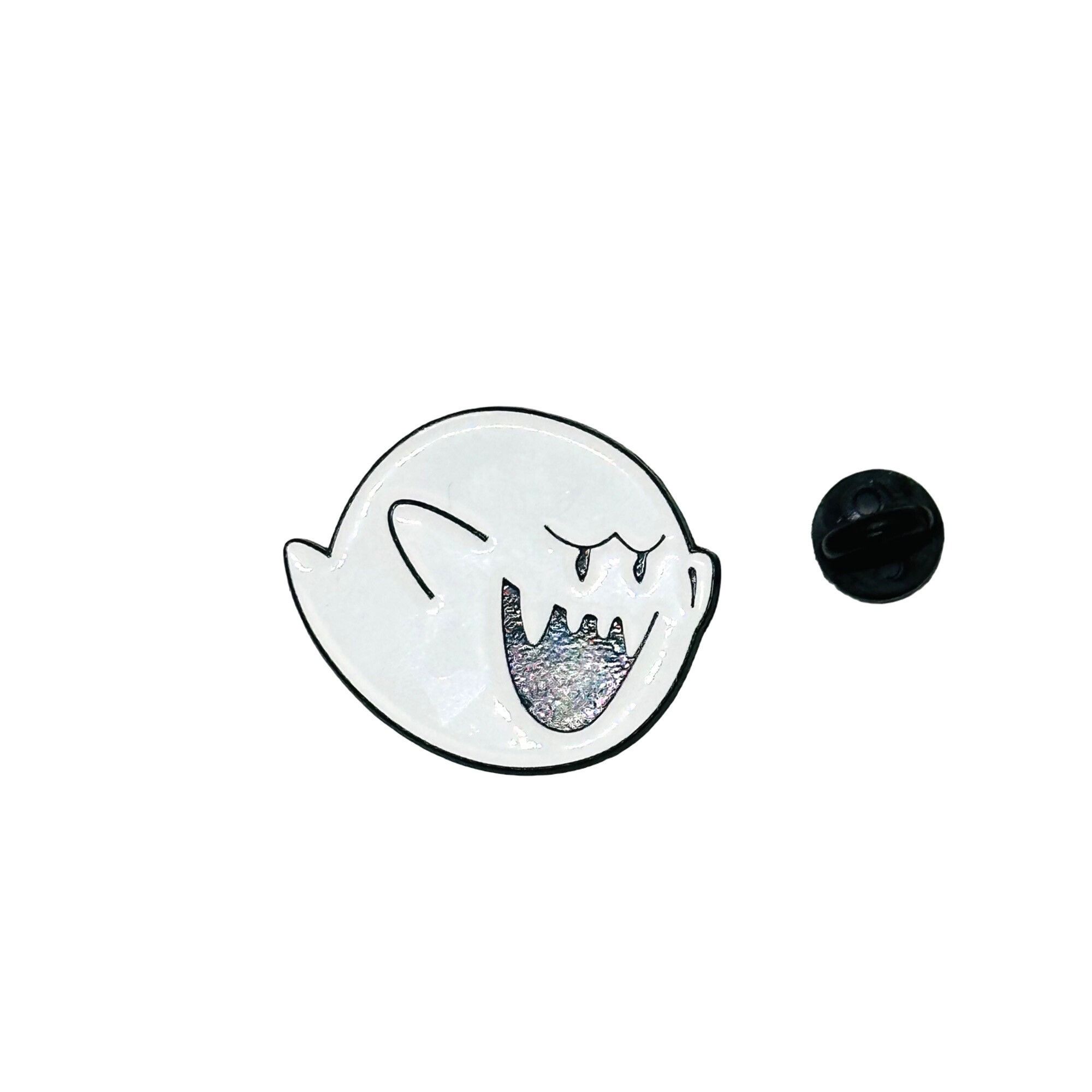 Other 🤩Pin Badge Super Mario Bros Boo White Ghost Elfin Enamel Br Size ONE SIZE - 4 Thumbnail
