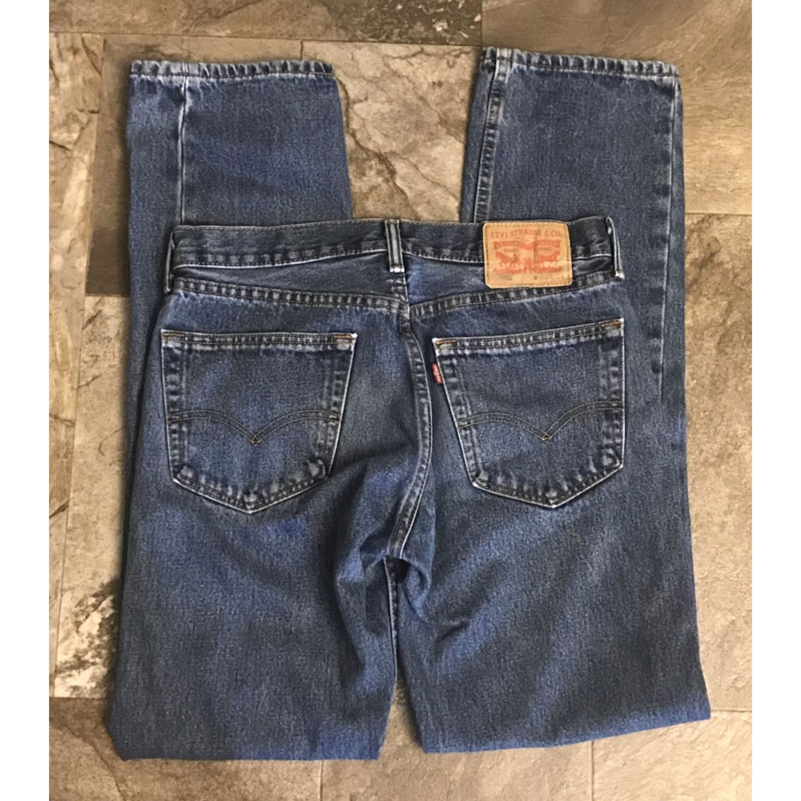 Levi's VINTAGE Levi's 505 Denim Jeans Sz 31 x 34 Blue Straight Men's Jeans 505 USA Size US 31 - 2 Thumbnail