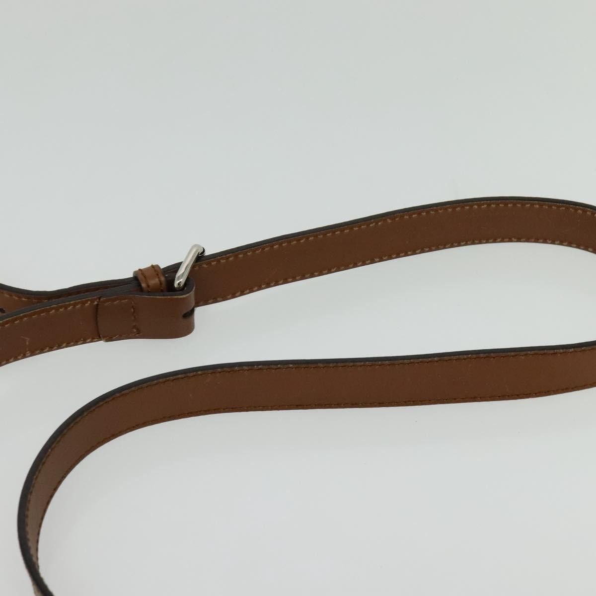 Gucci GUCCI GG Canvas Web Sherry Line Shoulder Bag Beige Gold Size ONE SIZE - 8 Thumbnail
