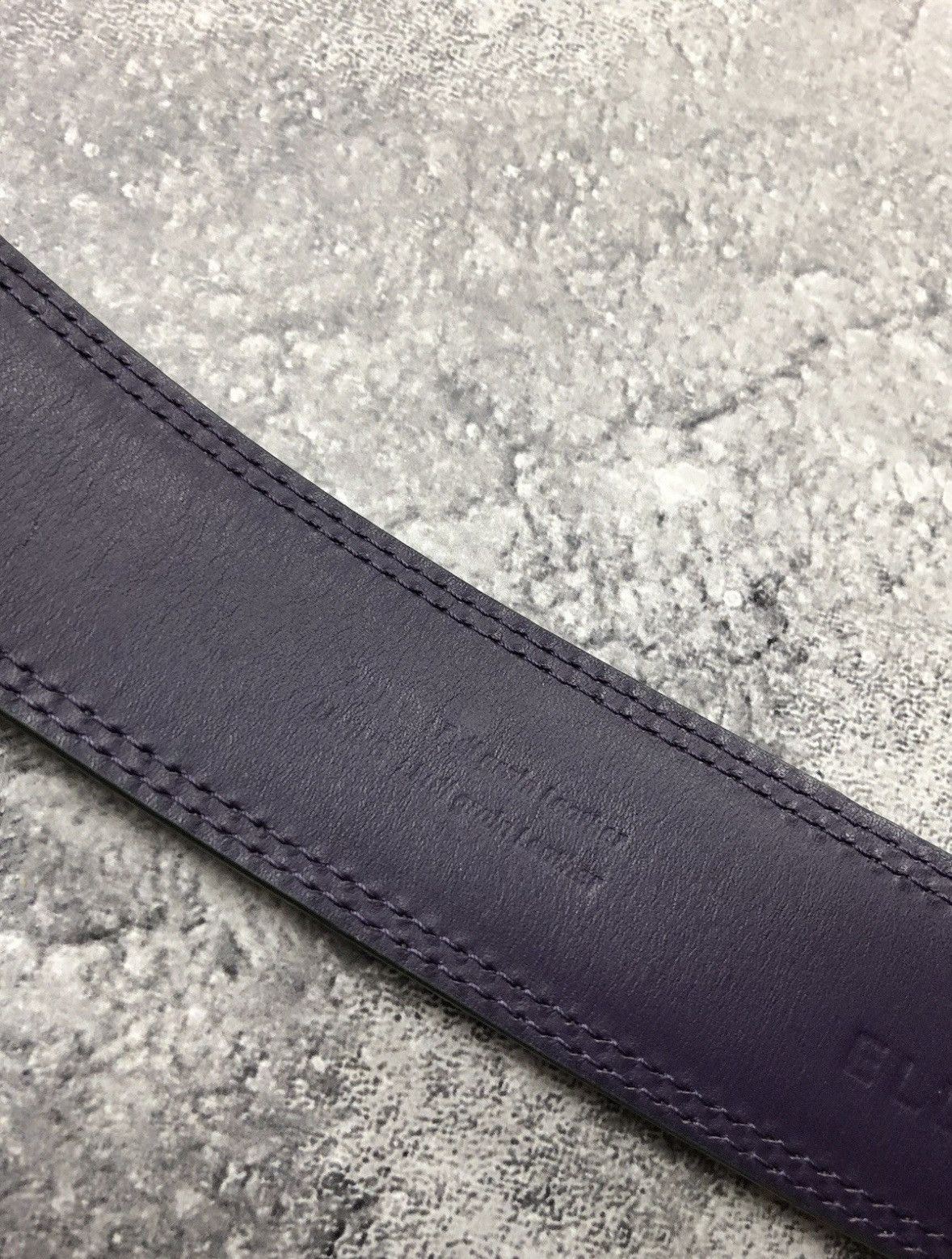 Other ELLIOT RHODES Vintage Real Leather Buckle Belt Navy Green Size ONE SIZE - 6 Thumbnail