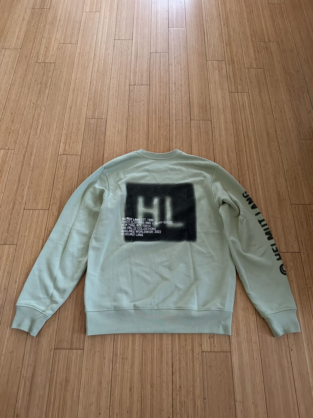 Helmut Lang Helmut Lang Blur Crewneck/Joggers Set Size Medium Size US M / EU 48-50 / 2 - 10 Thumbnail