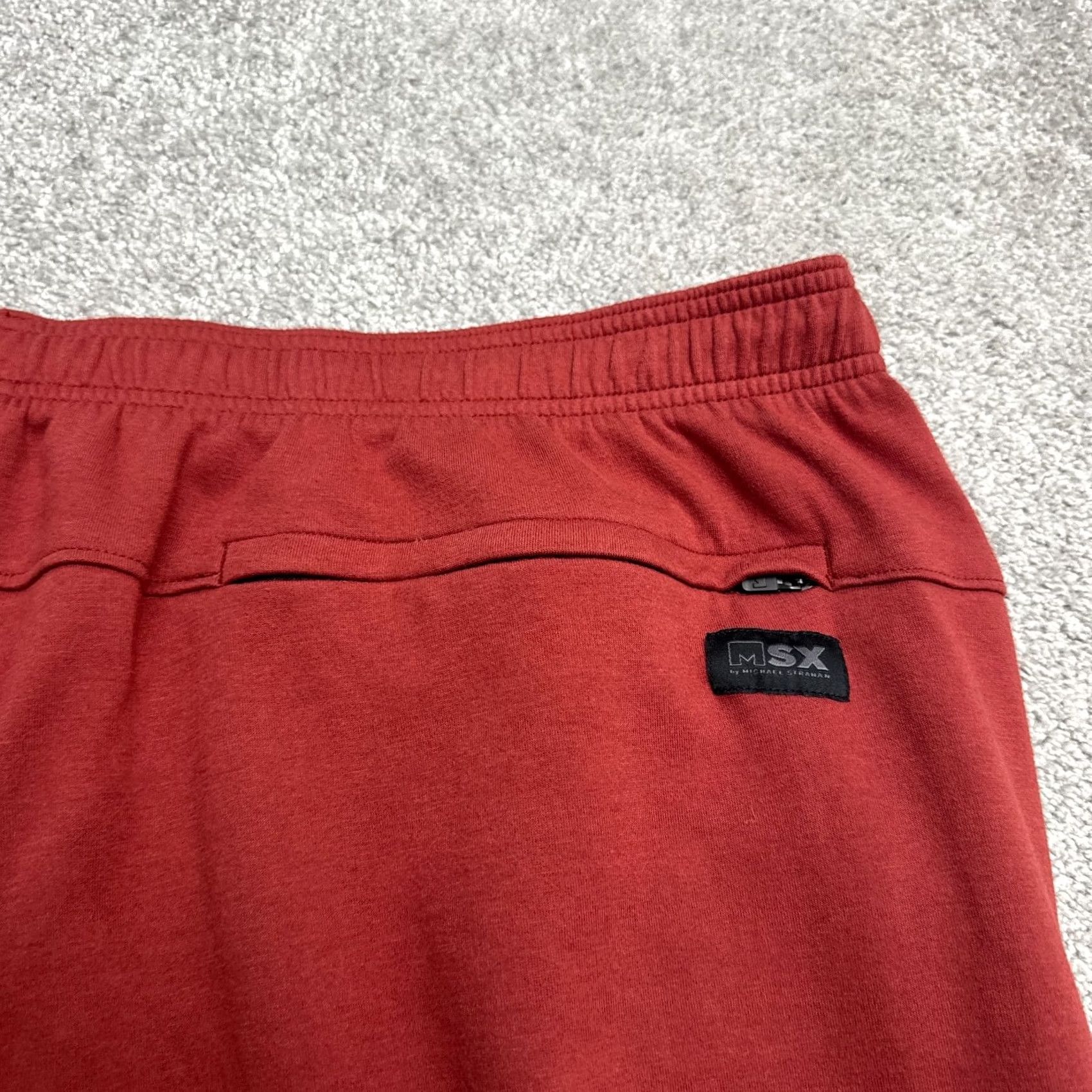 Vintage MSX Michael Strahan Fleece Sweat Shorts Mens 3XL Brown Athletic Activewear Size US 39 - 3 Thumbnail