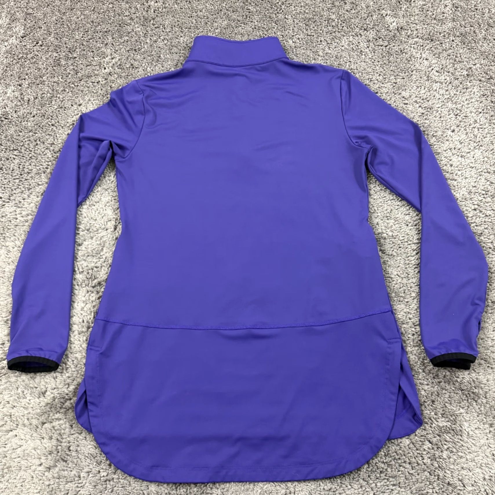 Vintage Veil Shirt Womens M Purple 1/4 Zip Pullover Stretch Breathable Casual Activewear Running & Jogging"} Size M / US 6-8 / IT 42-44 - 6 Thumbnail