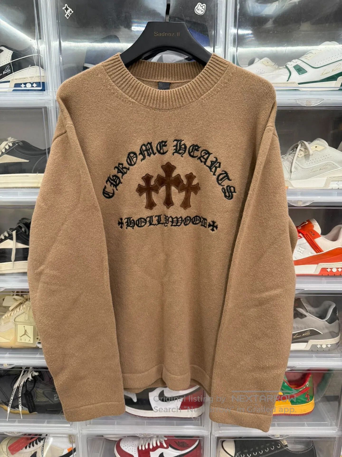 Chrome Hearts Chrome Hearts Brown Cashmere Sweater. Size US L / EU 52-54 / 3 - 1 Thumbnail