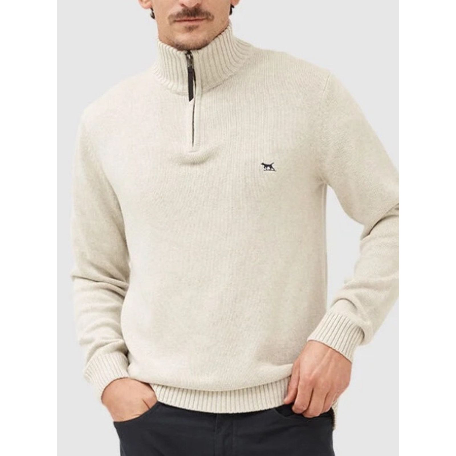 Rodd & Gunn Rodd & Gunn $149 Merrick Bay Quarter Zip Cotton Sweater L Size US L / EU 52-54 / 3 - 1 Thumbnail