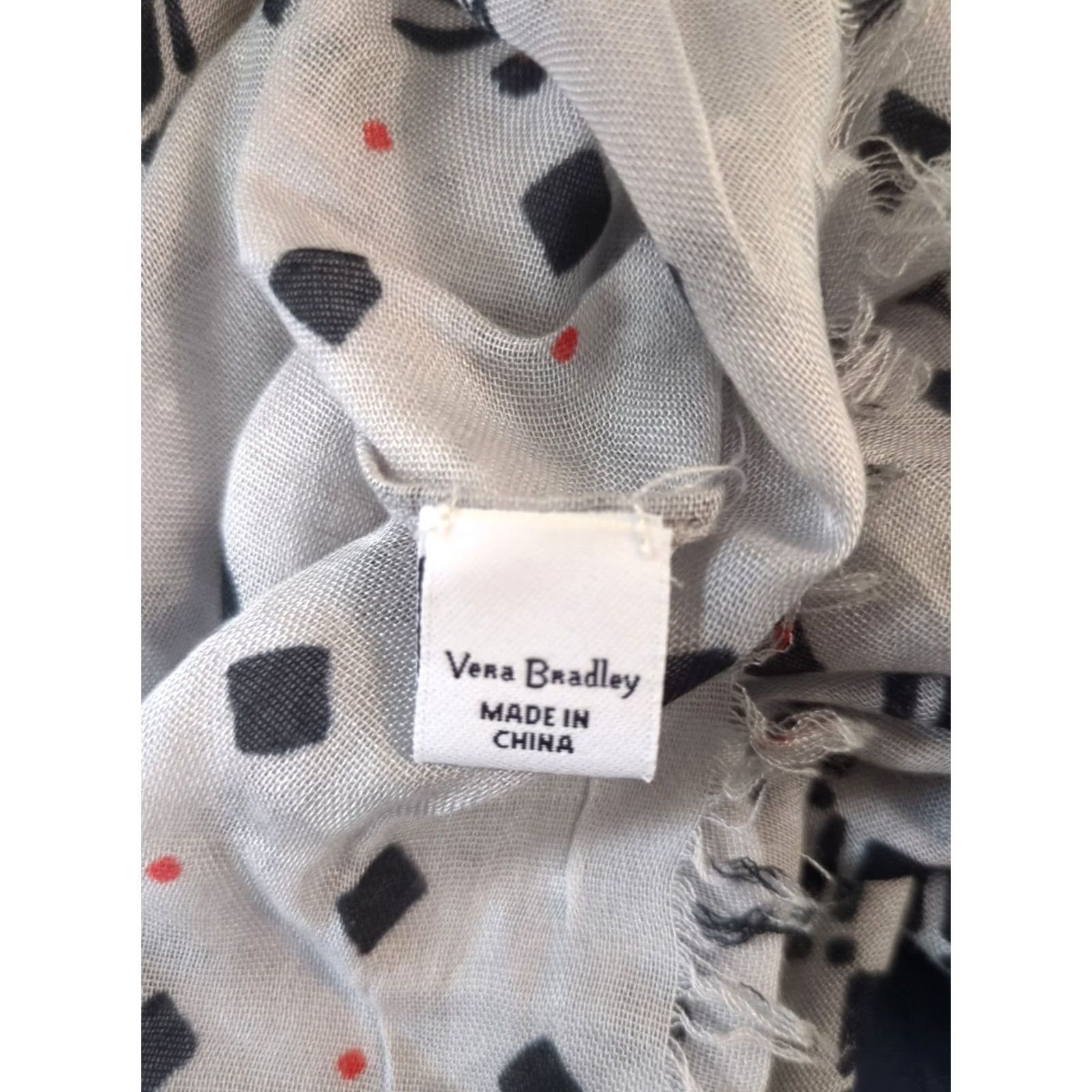 Vera Bradley Vera Bradley Scarf Women's Playful Penguins Gray 30" x 72" Fringe Winter Soft Neck Scarf Size ONE SIZE - 6 Thumbnail