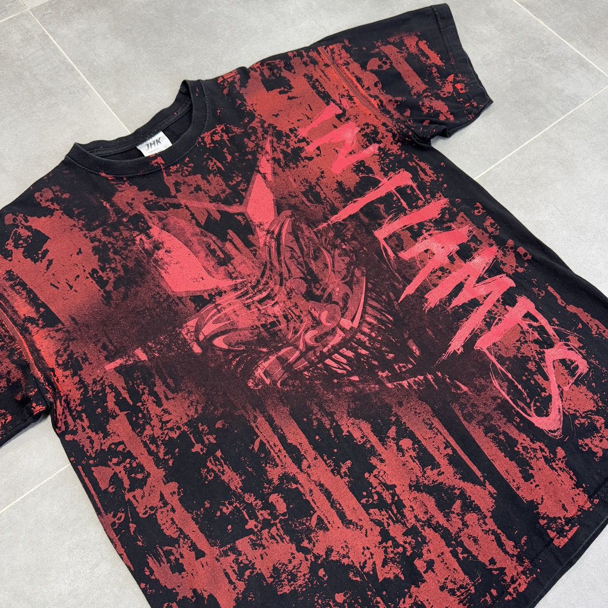 Band Tees × Vintage Vintage In Flames Band Tee T-Shirt Size XL Size US XL / EU 56 / 4 - 6 Thumbnail