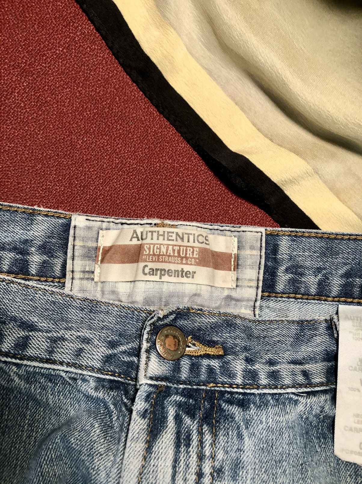 Levi's Levi’s Authentics Carpenter Jorts W34 - Blue Size US 34 / EU 50 - 2 Thumbnail