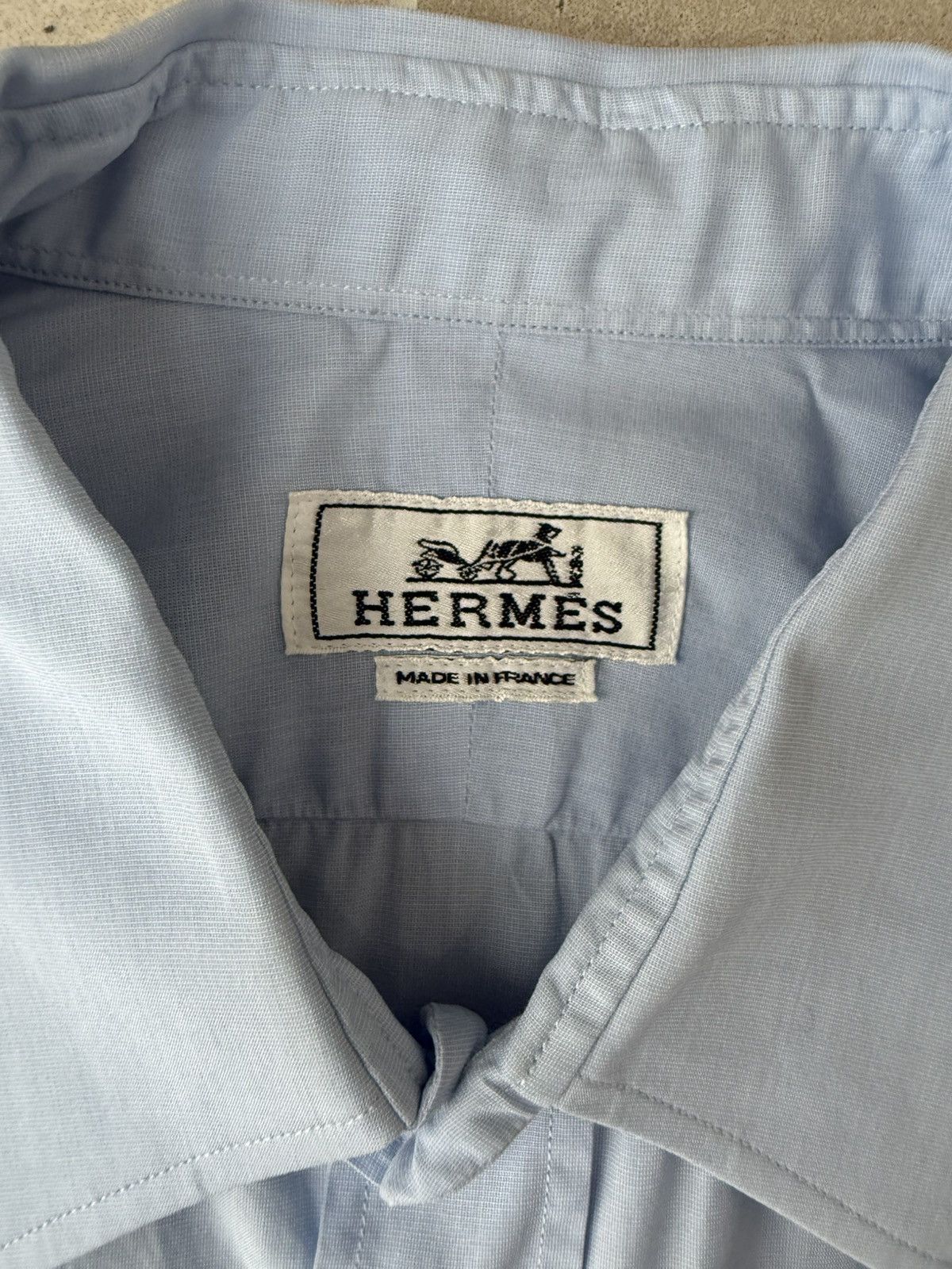 Hermes Vintage Hermes Shirts Button Ups M Size US M / EU 48-50 / 2 - 3 Thumbnail