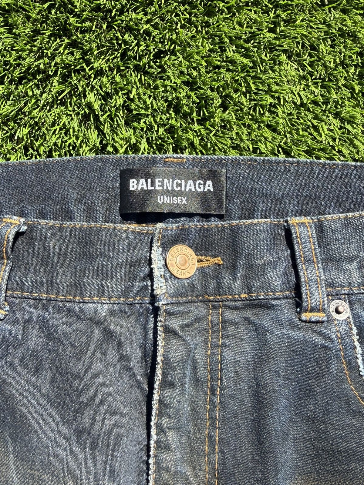 Balenciaga Balenciaga Mud Wash Flared Denim Size US 34 / EU 50 - 5 Thumbnail