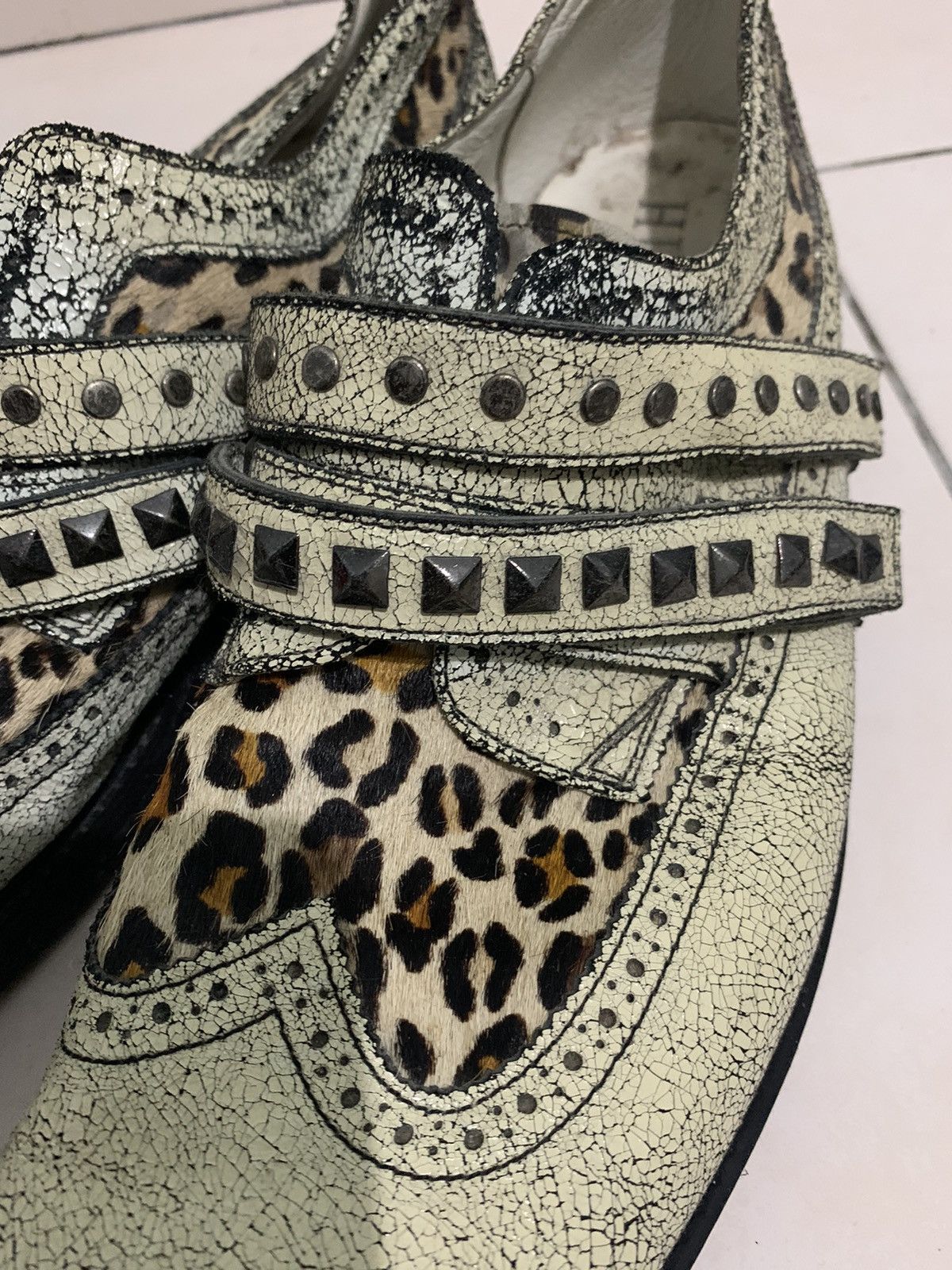 Designer Hiromutakahara shoes with leopard print Size US 8.5 / EU 41-42 - 5 Thumbnail