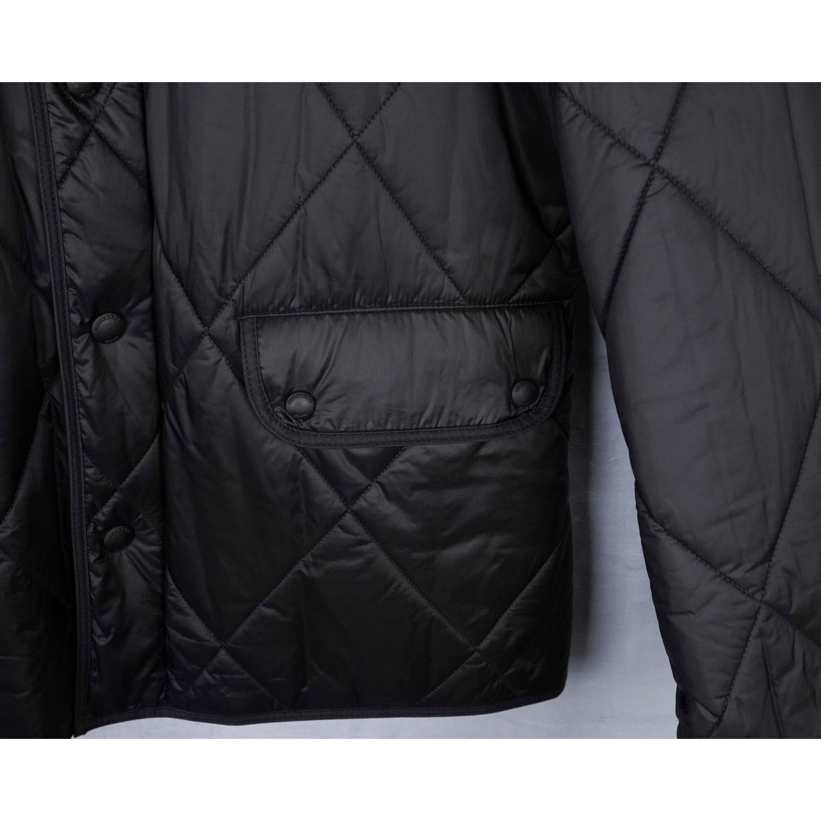 Burberry Burberry brit black quilted lamb leather wool vintage jacket Size US M / EU 48-50 / 2 - 12 Thumbnail