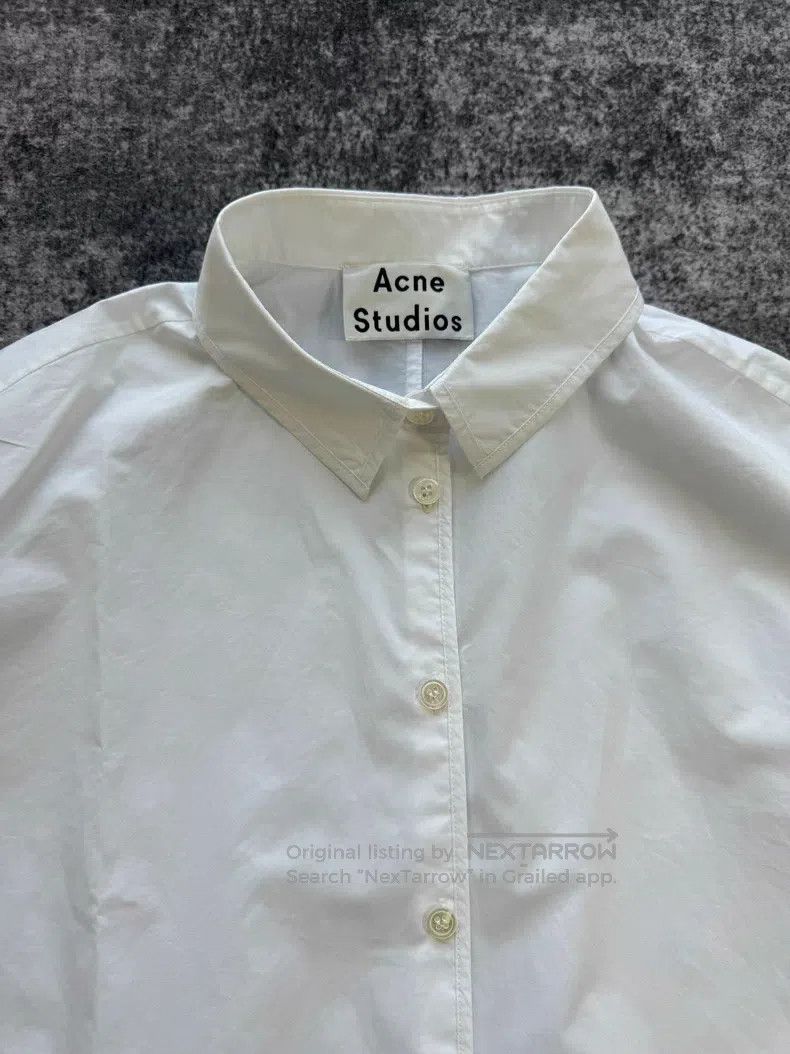 Acne Studios Acne Studios White Pocket Short Sleeve Shirt Size 4XL / US 24-26 - 4 Thumbnail