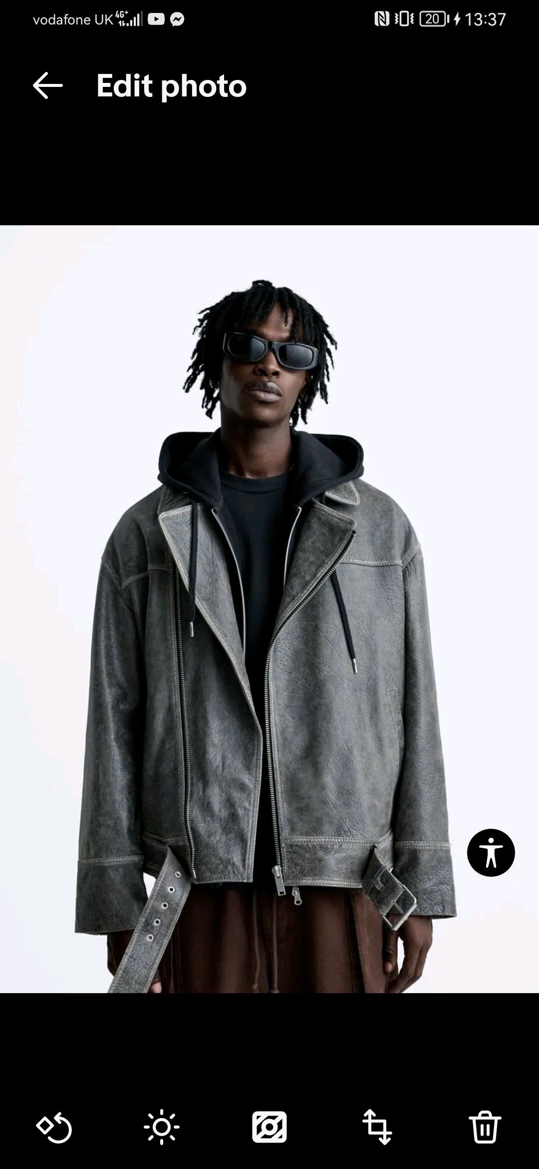 Men's Zara Leather Jackets | Grailed