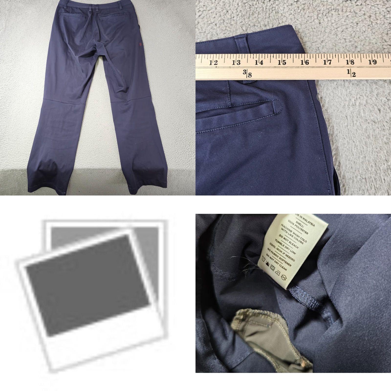 Rhone Rhone Mens Pants 30x29 Blue Straight Leg Chino Size US 30 / EU 46 - 8 Thumbnail