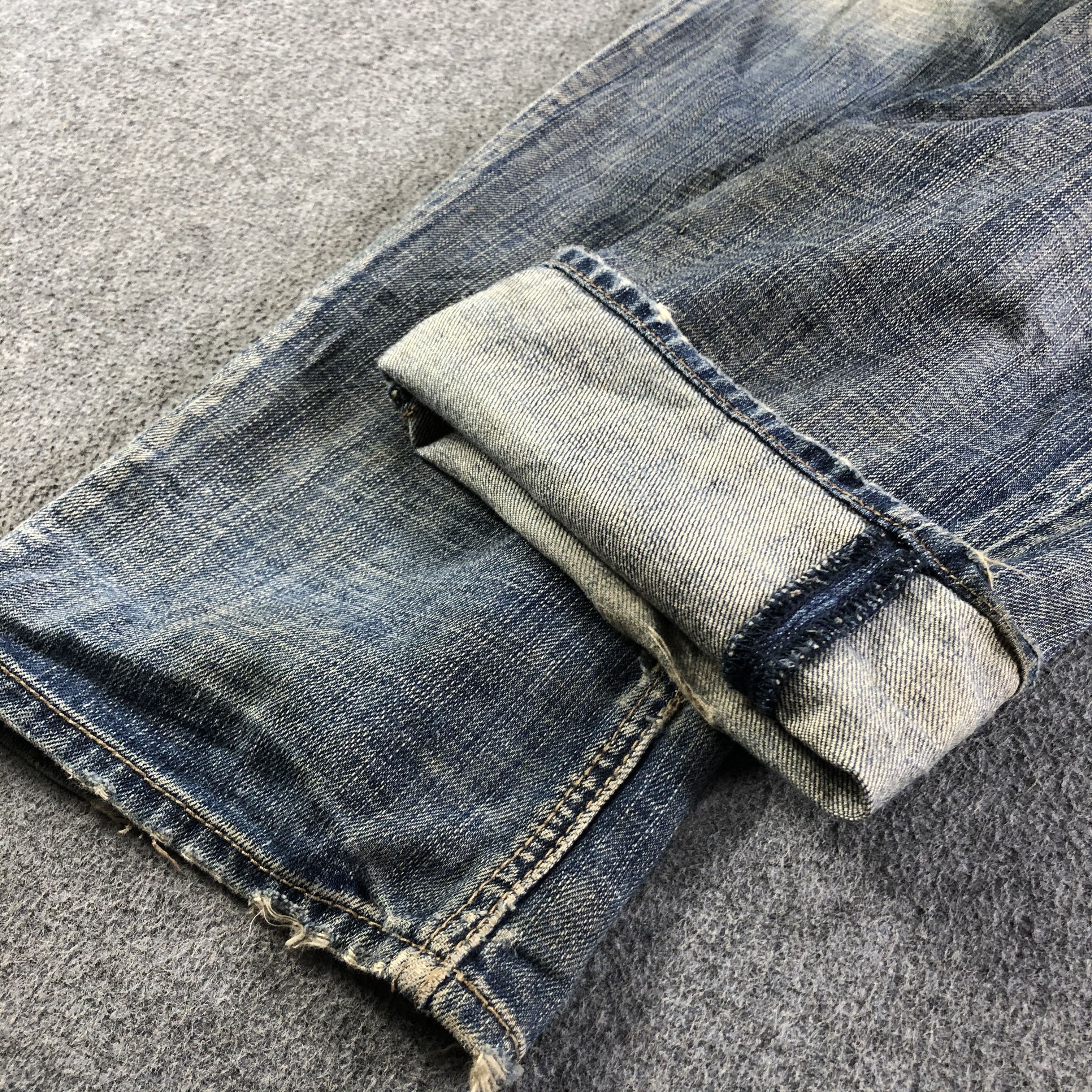 Japanese Brand Vintage Heritage Stone Jeans-J3861 Size US 34 / EU 50 - 6 Thumbnail