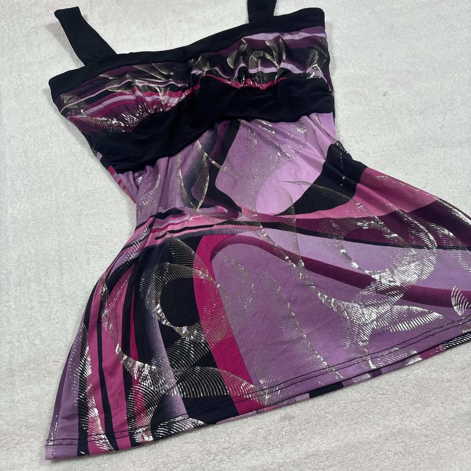 Other y2k vintage shimmery euro tank top Size S / US 4 / IT 40 - 2 Thumbnail