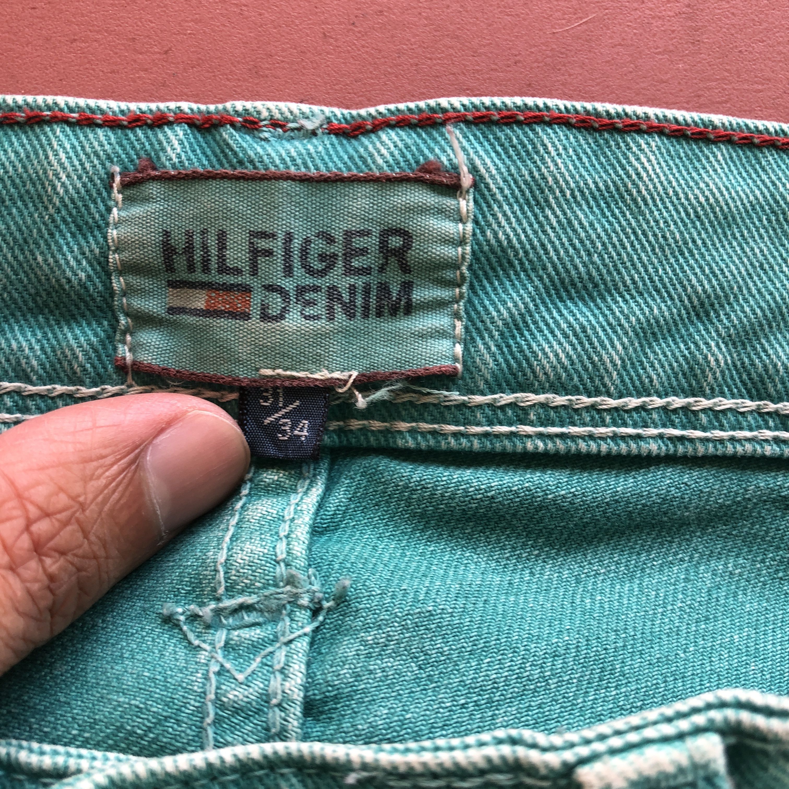 Tommy Hilfiger Green Tommy Hilfiger Jeans Tommy Hilfiger Denim Pants Size US 30 / EU 46 - 12 Thumbnail