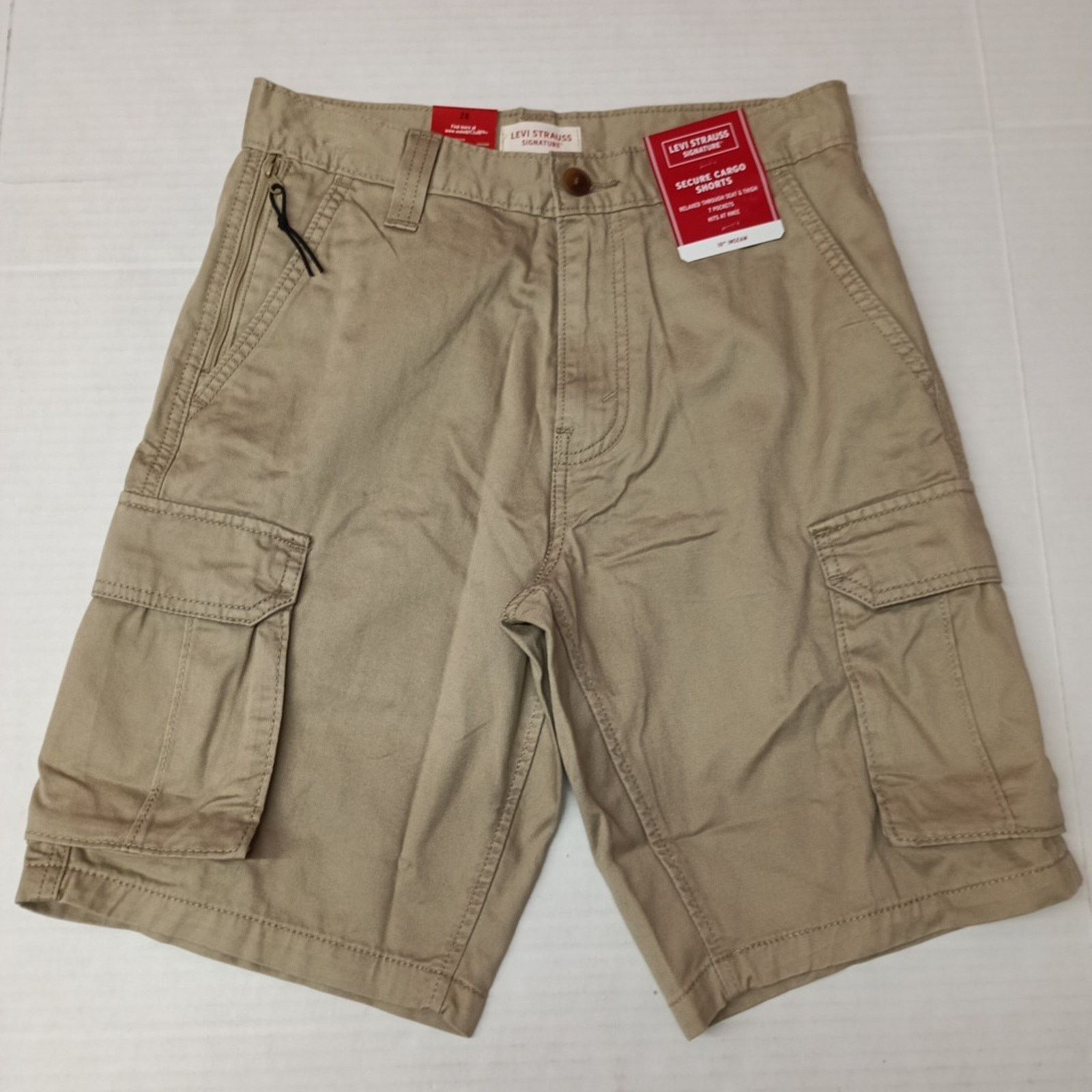 Levi's Levi Strauss Cargo Shorts Mens Size 28 Khaki 10" Ins Relaxed Size US 28 / EU 44 - 1 Thumbnail