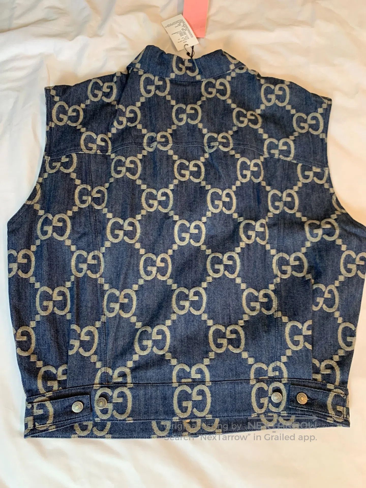 Gucci Guicci Printed Denim Jacket| Size US S / EU 44-46 / 1 - 7 Thumbnail