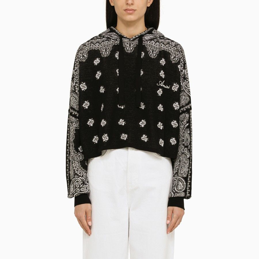 image of Amiri O1D2Blof0124 Hoodie In Black, Women's (Size XS)