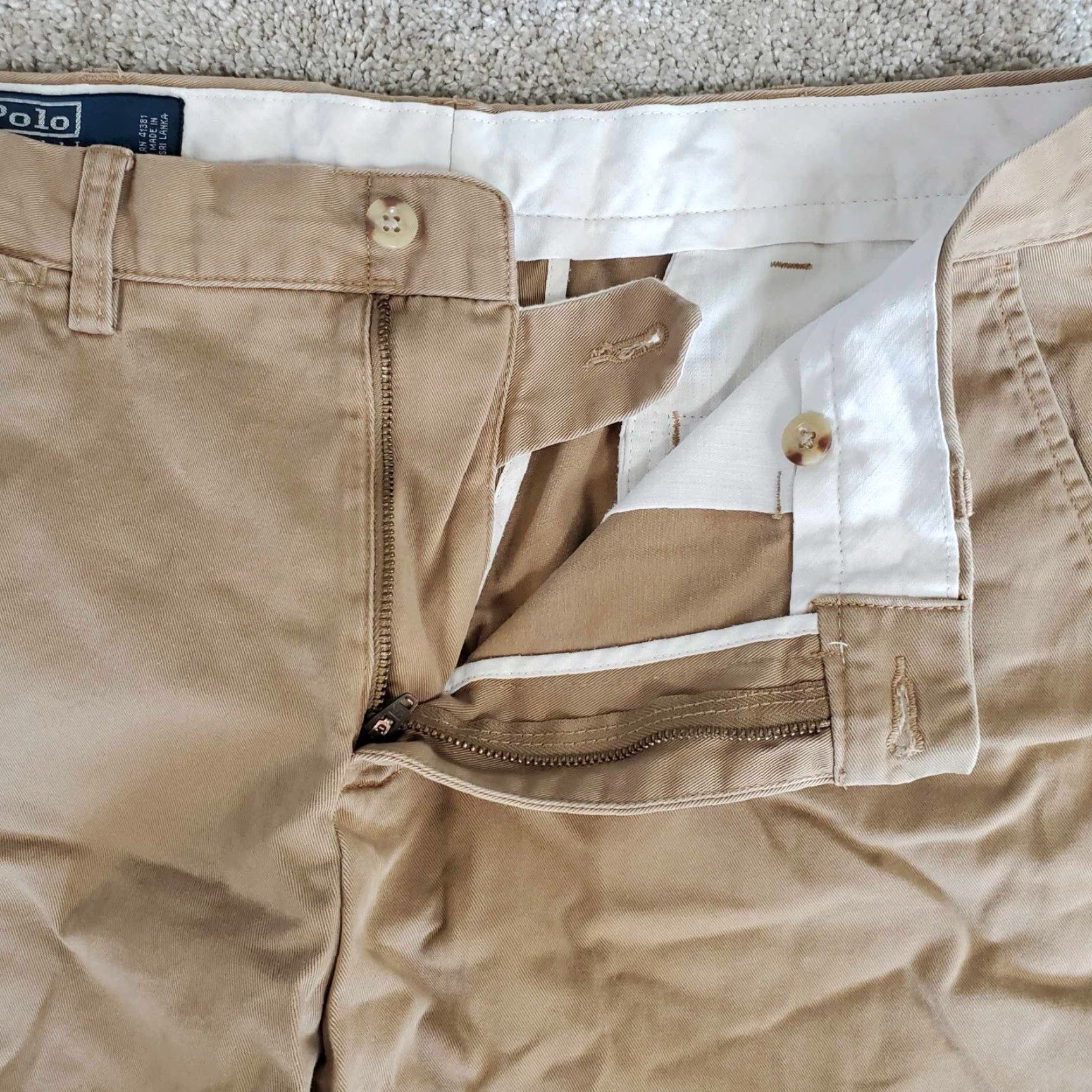 Polo Ralph Lauren VINTAGE Polo Ralph Lauren Preston Pants Men Size 34 X 31 Brown Straight Size US S / EU 44-46 / 1 - 8 Thumbnail
