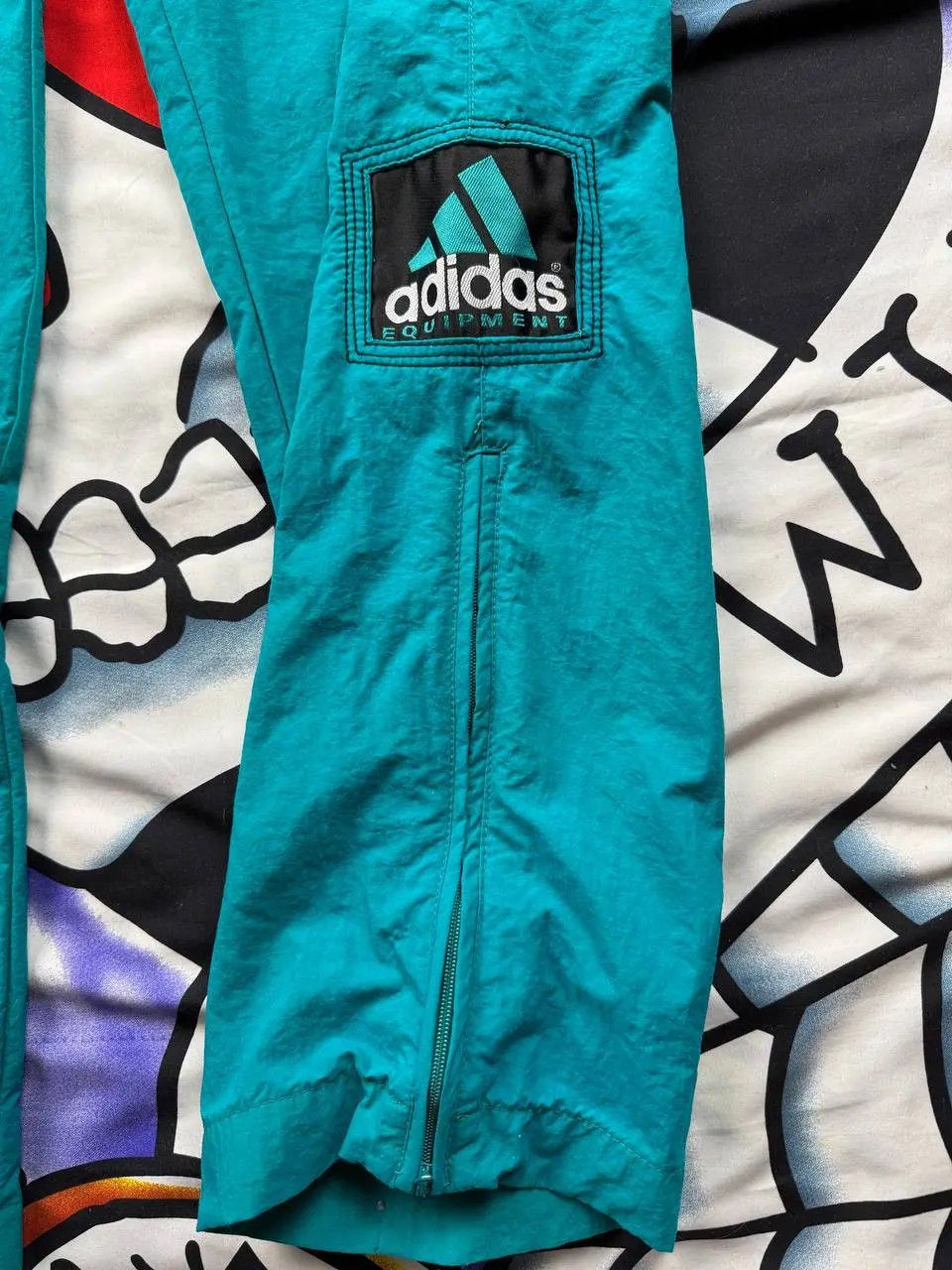 Adidas Vintage Adidas Equipment green pants 90s Size M Size US 30 / EU 46 - 2 Thumbnail