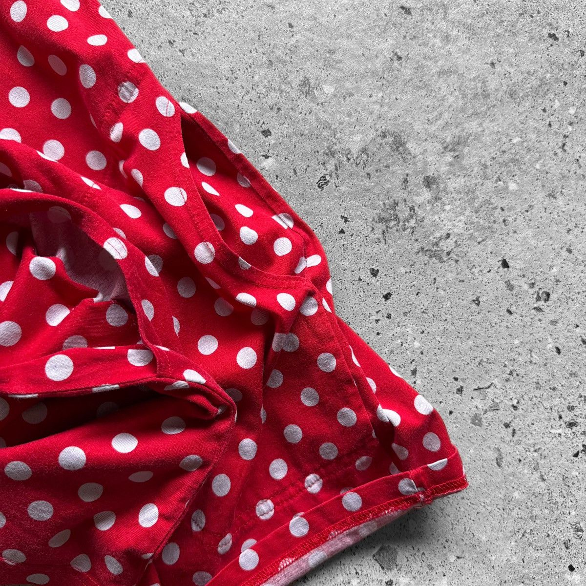 Designer × Marimekko Marimekko Womens 3/4 Sleeve Polka Dot Red White Tunic Top Size M / US 6-8 / IT 42-44 - 4 Thumbnail
